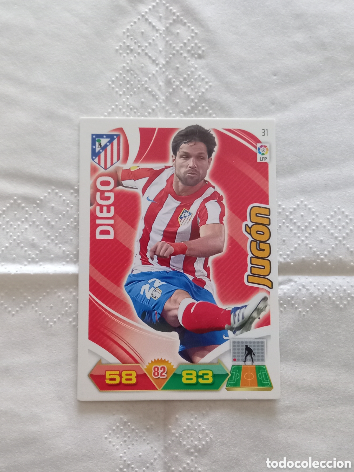 Fu&szlig;ball-Sticker: CROMO ADRENALYN XL 2011/12-DIEGO,N&Uacute;MERO 31