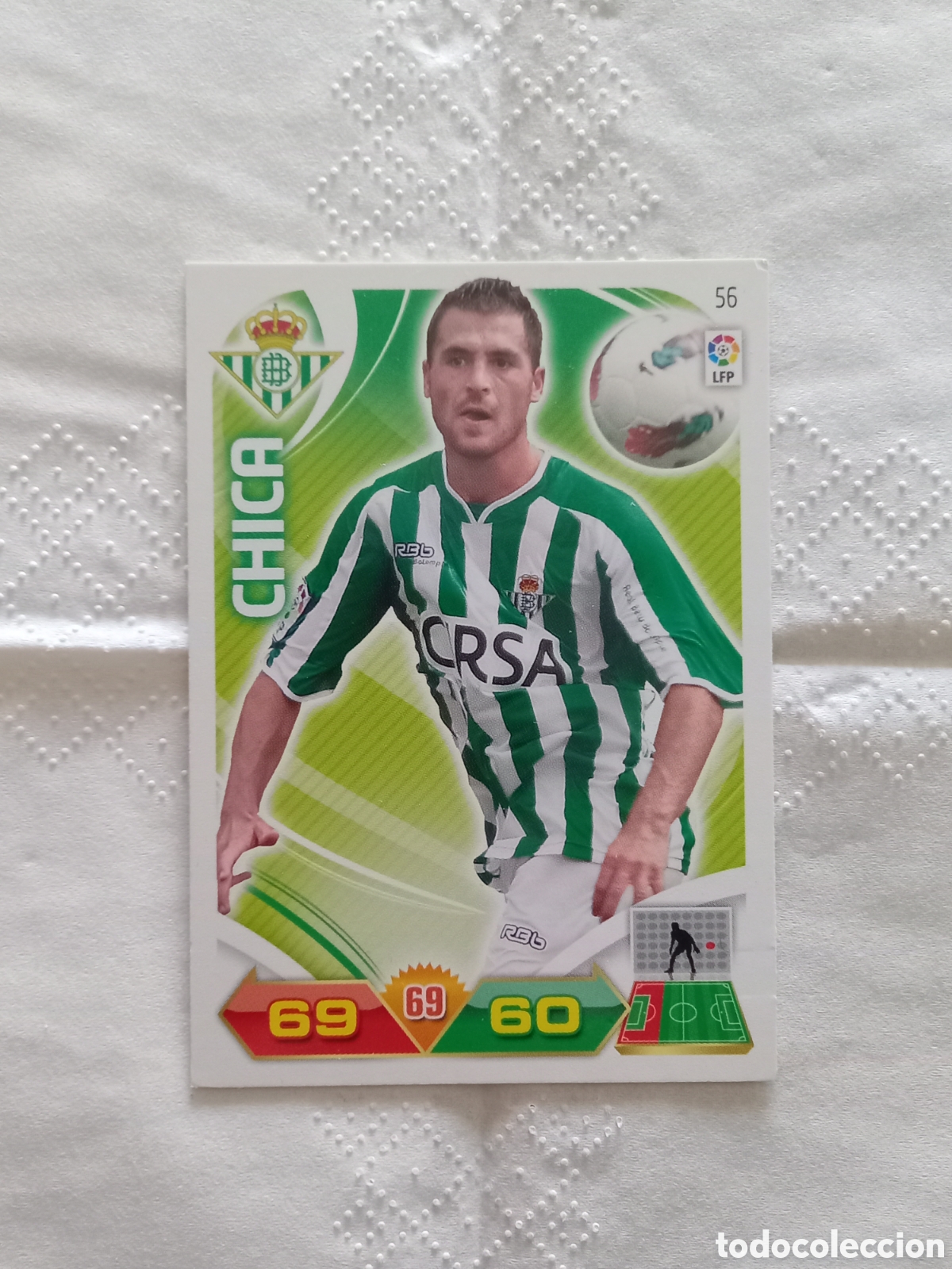 Fu&szlig;ball-Sticker: CROMO ADRENALYN XL 2011/12-CHICA,N&Uacute;MERO 56