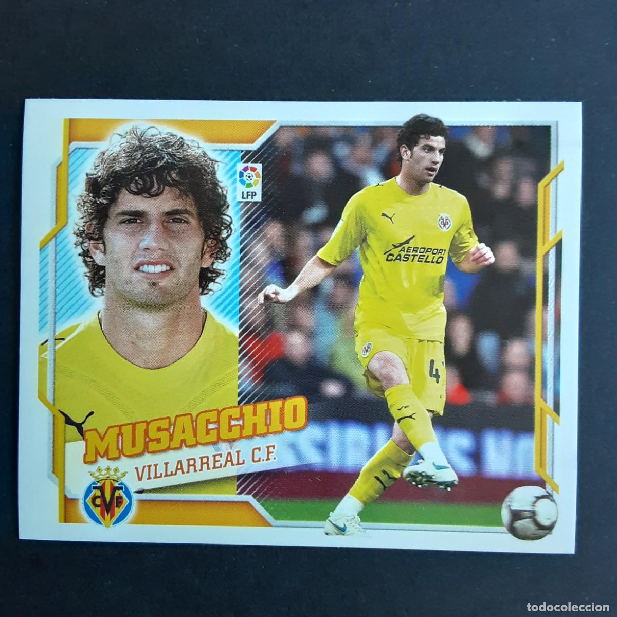 Fu&szlig;ball-Sticker: CROMO LIGA 2010 2011 10 11 COLECCIONES ESTE PANINI N&ordm;6A MUSACCHIO-VILLARREAL NUNCA PEGADO