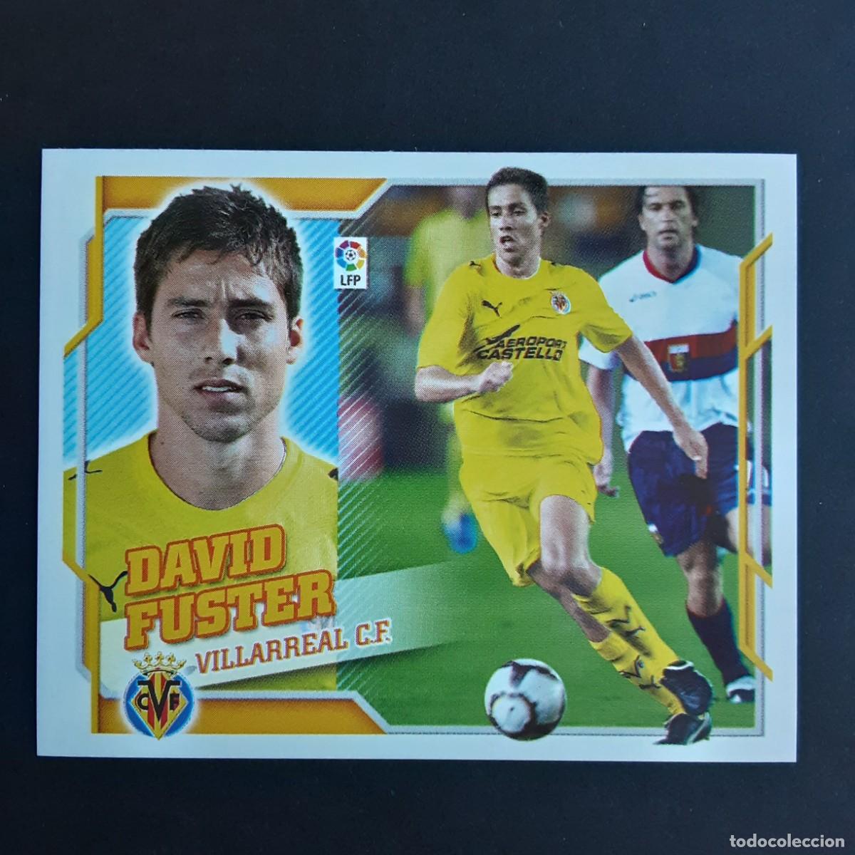 Cromos de Futebol: CROMO LIGA 2010 2011 10 11 COLECCIONES ESTE PANINI N&ordm;9 DAVID FUSTER-VILLARREAL NUNCA PEGADO