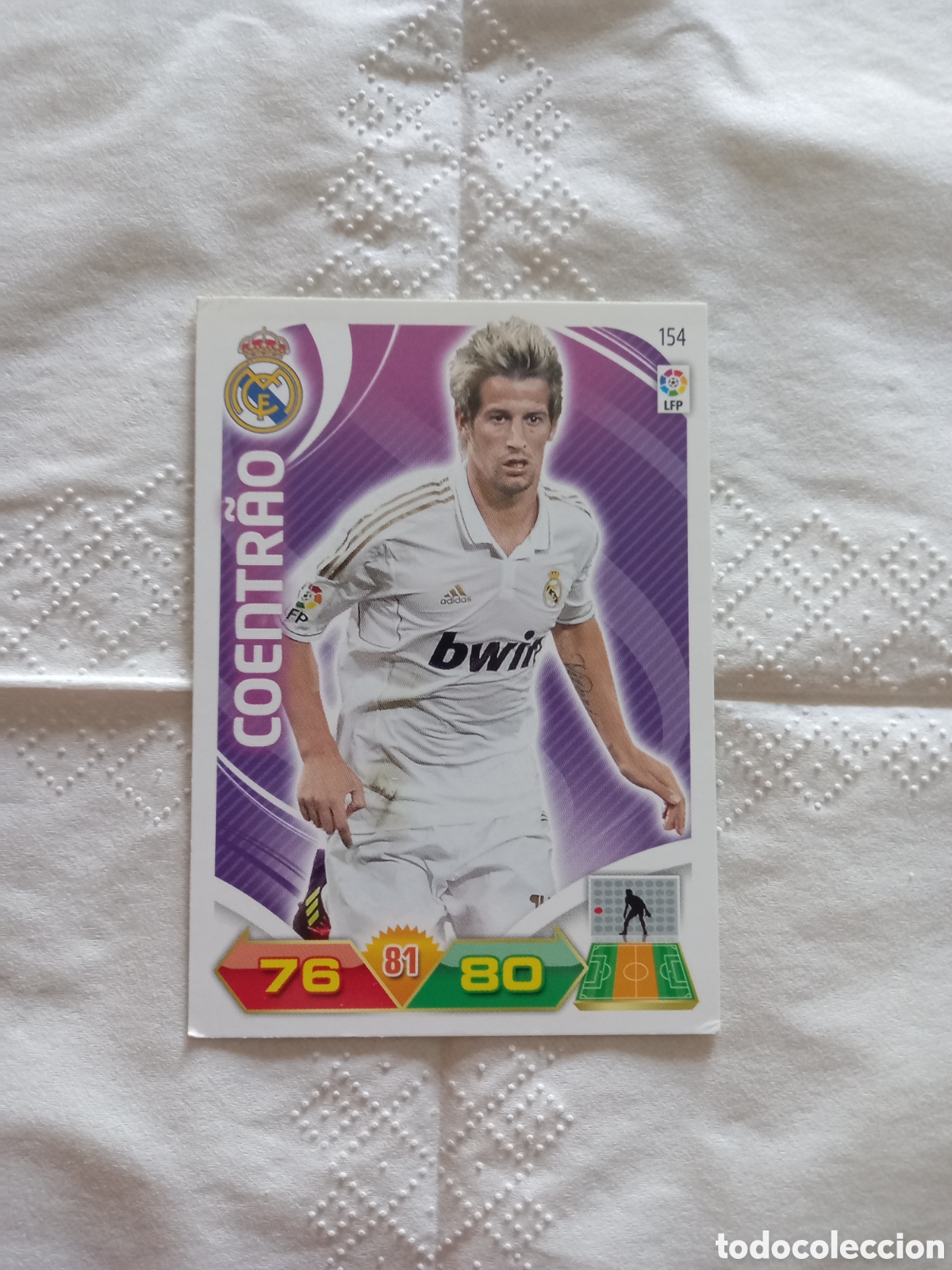 Fu&szlig;ball-Sticker: CROMO ADRENALYN XL 2011/12-COENTR&Atilde;O,N&Uacute;MERO 154