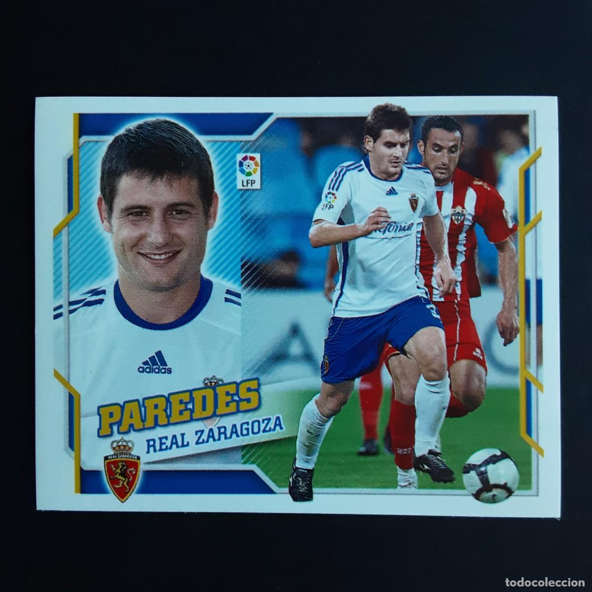 Fu&szlig;ball-Sticker: CROMO LIGA 2010 2011 10 11 COLECCIONES ESTE PANINI N&ordm;3B PAREDES-ZARAGOZA NUNCA PEGADO