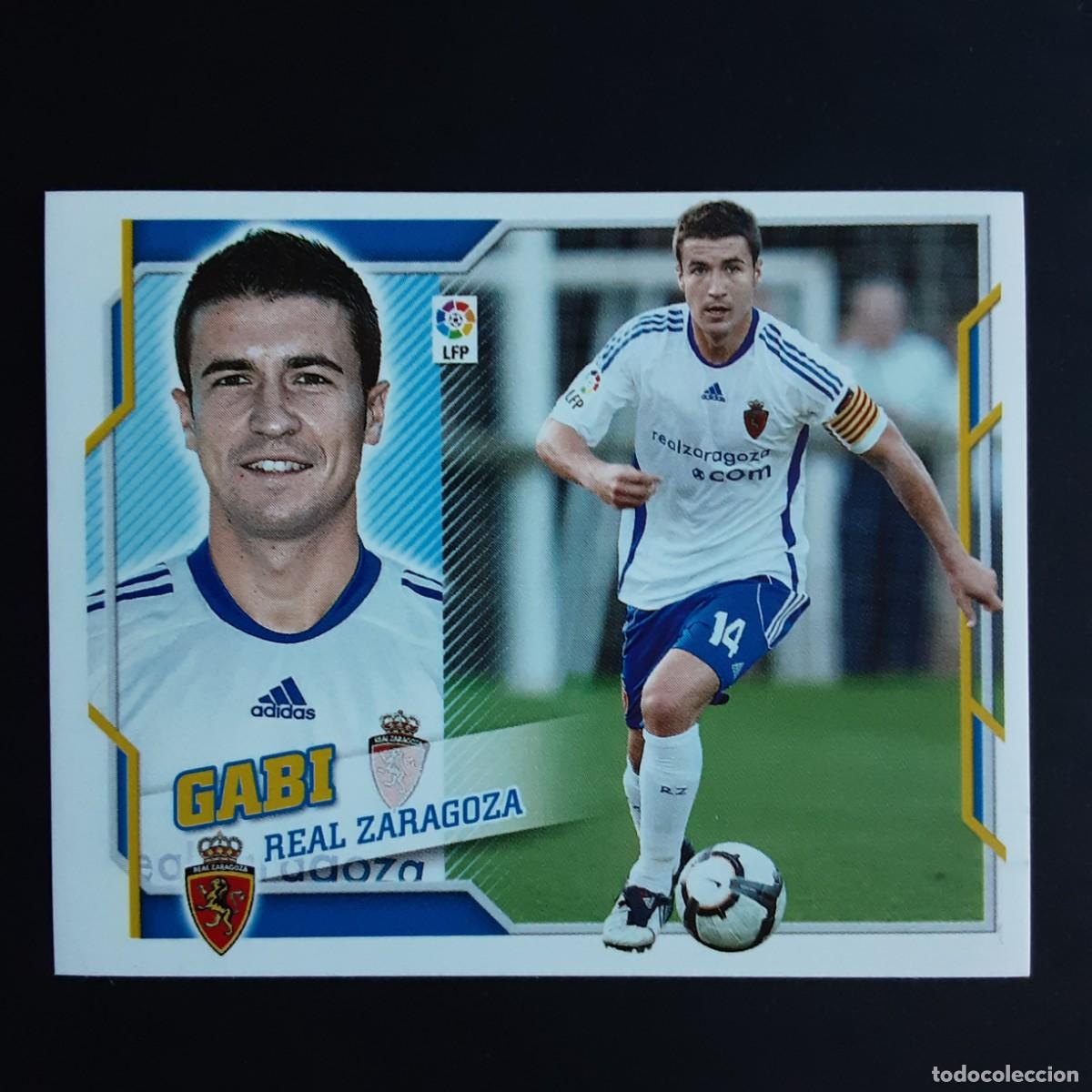 Fu&szlig;ball-Sticker: CROMO LIGA 2010 2011 10 11 COLECCIONES ESTE PANINI N&ordm;9A GABI-ZARAGOZA NUNCA PEGADO