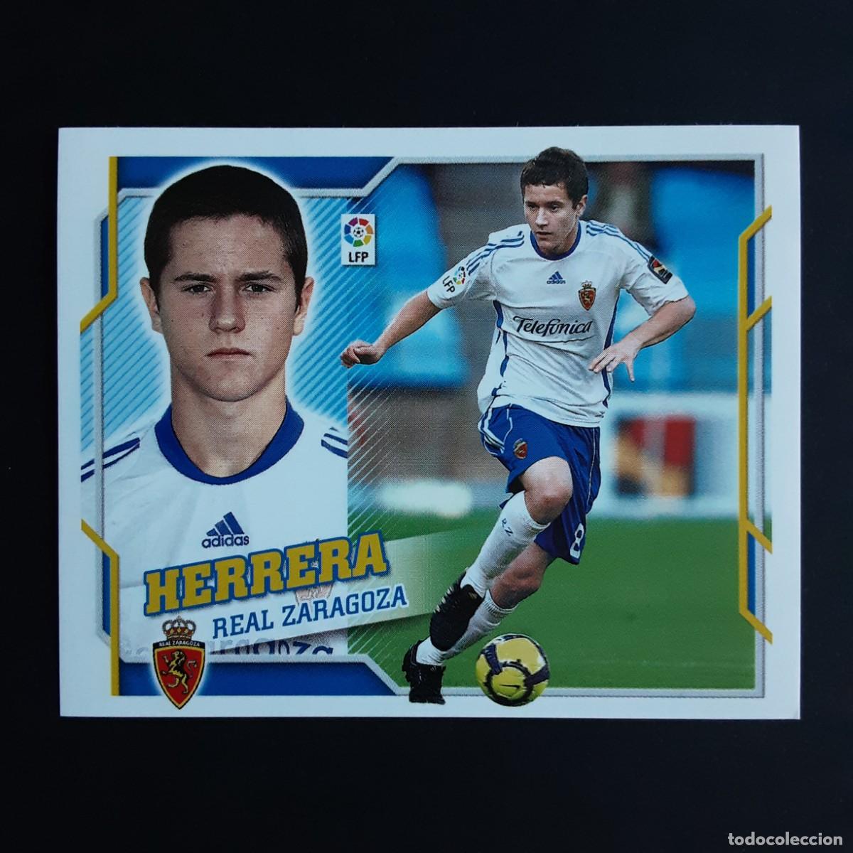 Figurine di Calcio: CROMO LIGA 2010 2011 10 11 COLECCIONES ESTE PANINI N&ordm;13 HERRERA-ZARAGOZA NUNCA PEGADO