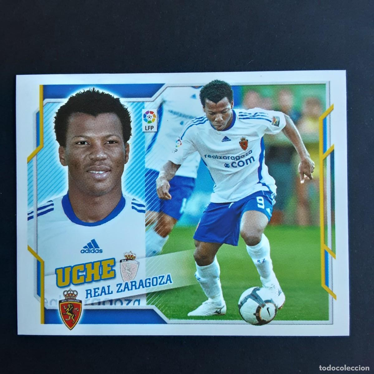 Football Stickers: CROMO LIGA 2010 2011 10 11 COLECCIONES ESTE PANINI N&ordm;15 UCHE-ZARAGOZA NUNCA PEGADO