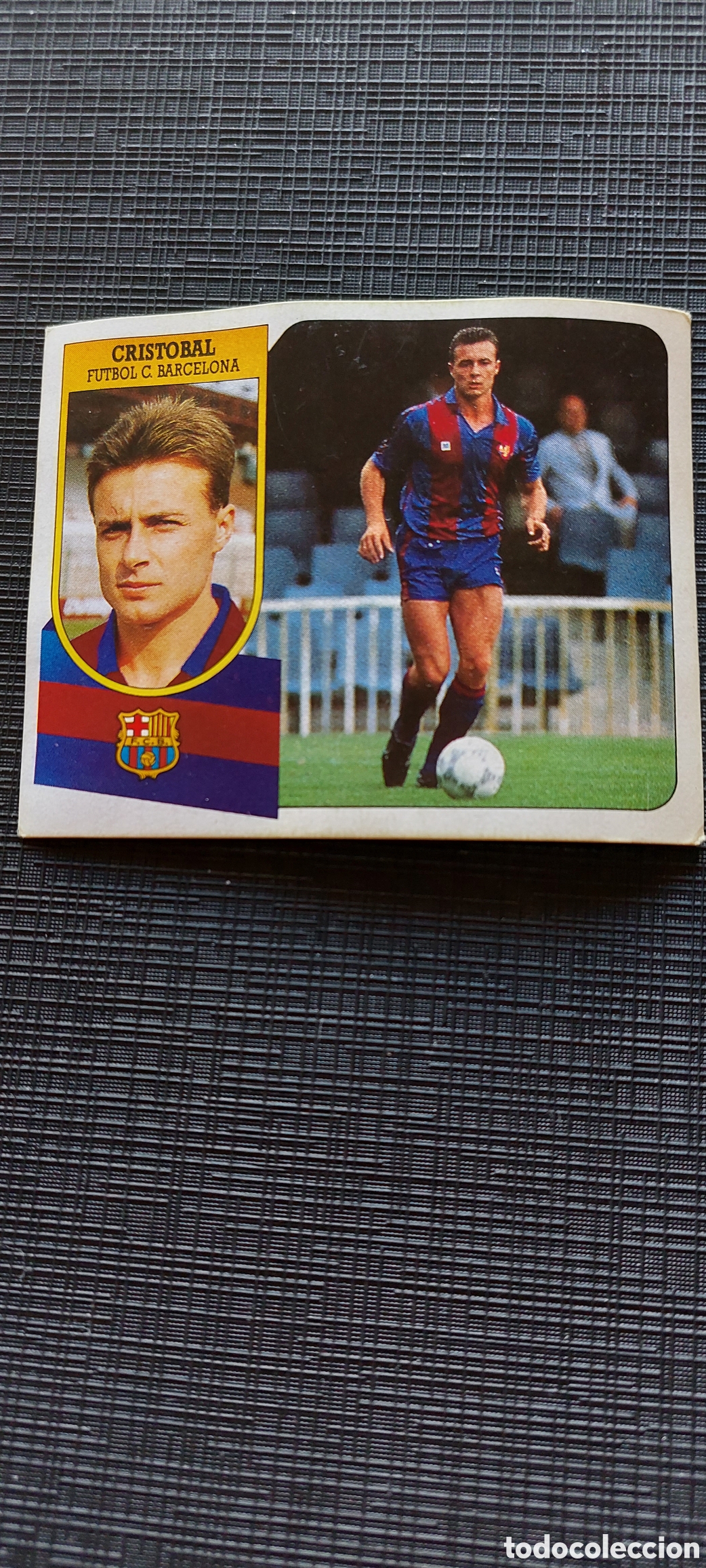 Cromos de f&uacute;tbol: Cristobal Barcelona 91/92 - Foto 1
