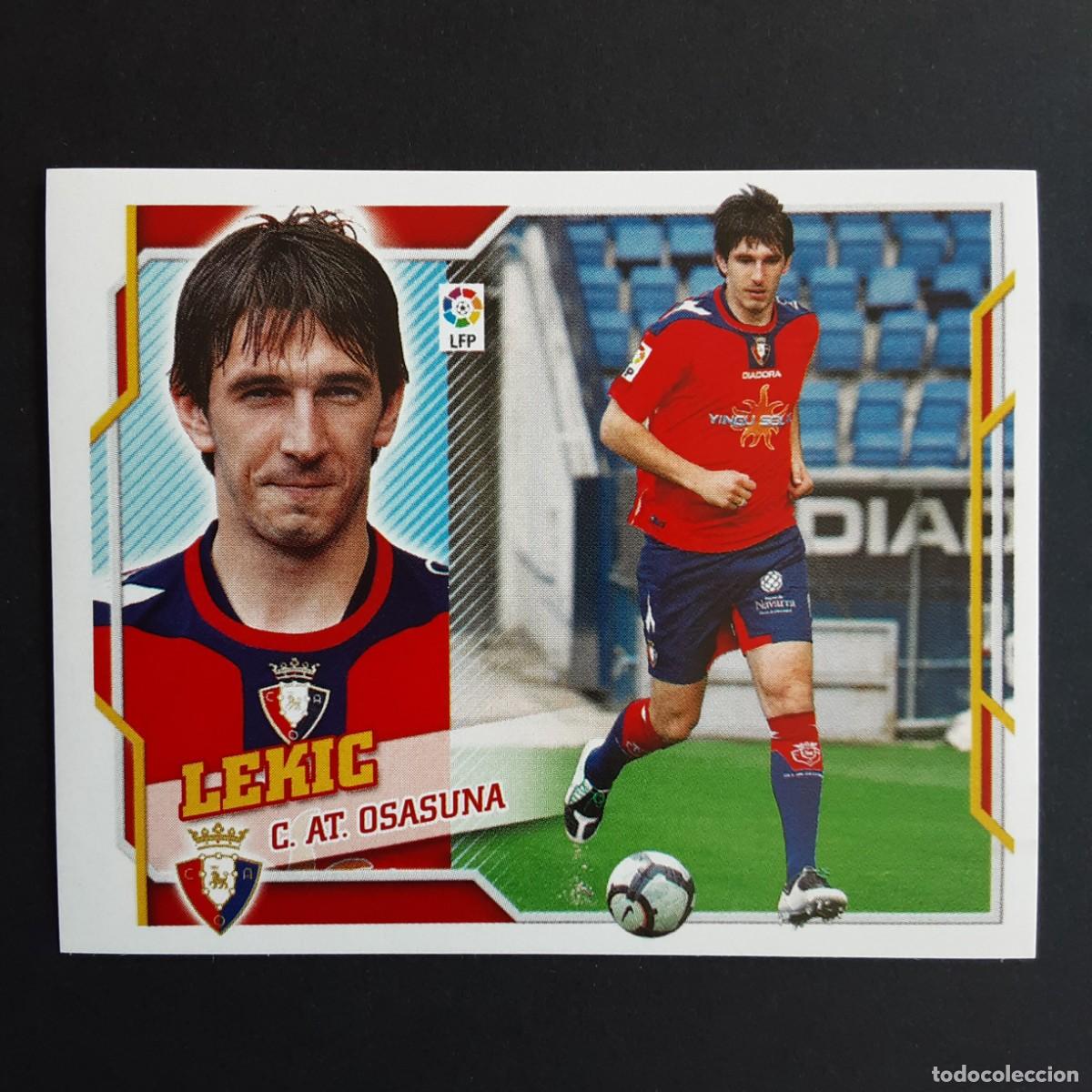 Fu&szlig;ball-Sticker: CROMO LIGA 2010 2011 10 11 COLECCIONES ESTE PANINI FICHAJE N&ordm;2 LEKIC-OSASUNA NUNCA PEGADO