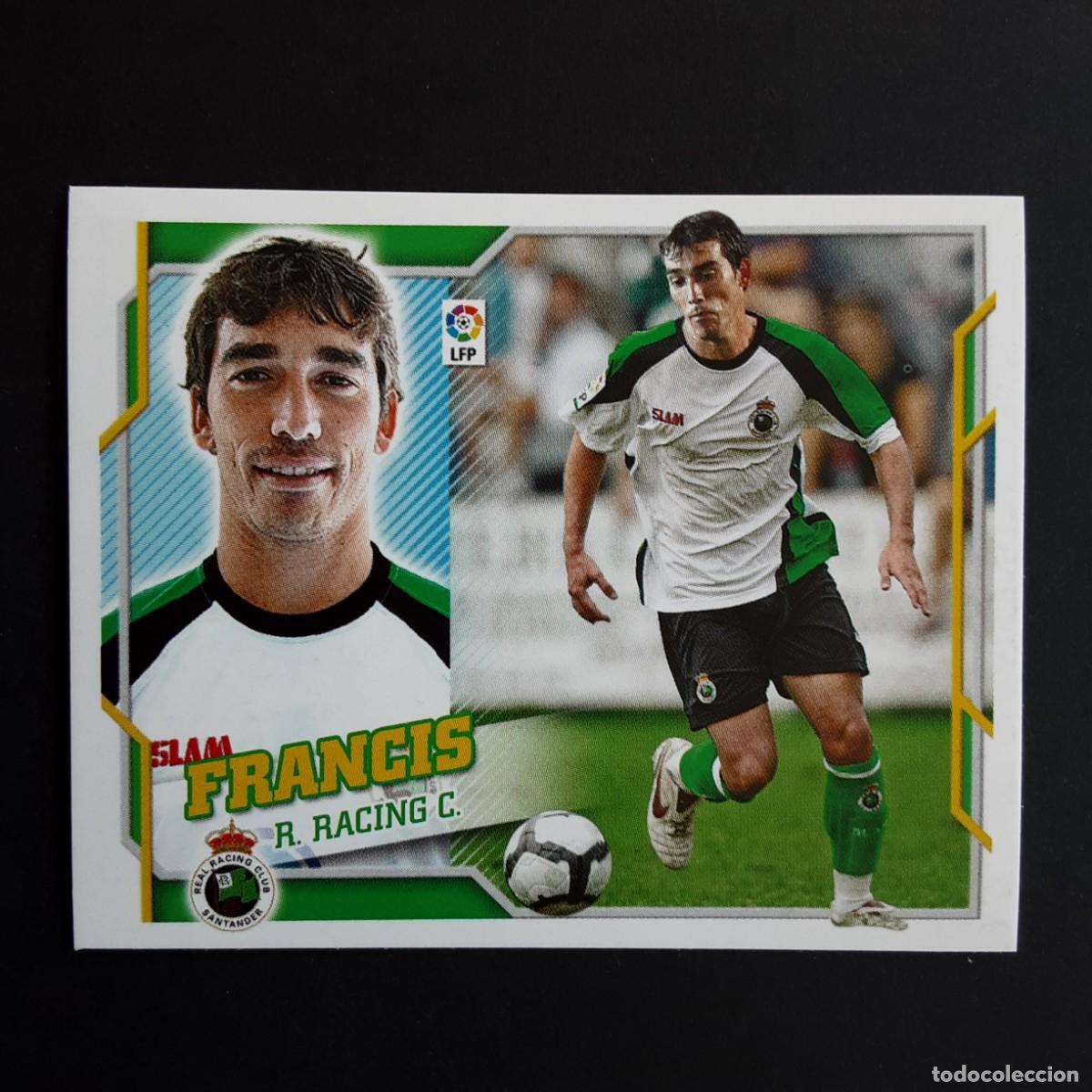 Football Stickers: CROMO LIGA 2010 2011 10 11 COLECCIONES ESTE PANINI FICHAJE N&ordm;4 FRANCIS-SANTANDER NUNCA PEGADO
