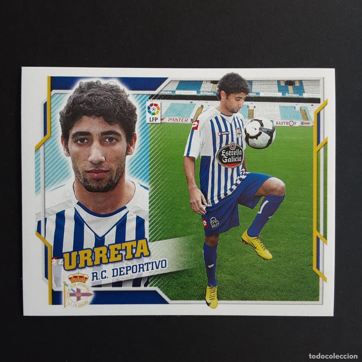 Fu&szlig;ball-Sticker: CROMO LIGA 2010 2011 10 11 COLECCIONES ESTE PANINI FICHAJE N&ordm;5 URRETA-D.CORU&Ntilde;A NUNCA PEGADO