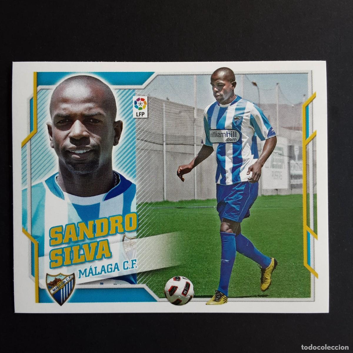 Football Stickers: CROMO LIGA 2010 2011 10 11 COLECCIONES ESTE PANINI FICHAJE N&ordm;11 SANDRO SILVA-MALAGA NUNCA PEGADO