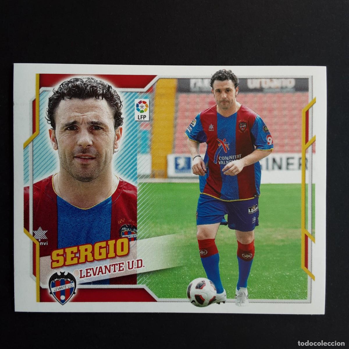Fu&szlig;ball-Sticker: CROMO LIGA 2010 2011 10 11 COLECCIONES ESTE PANINI FICHAJE N&ordm;13 SERGIO-LEVANTE NUNCA PEGADO