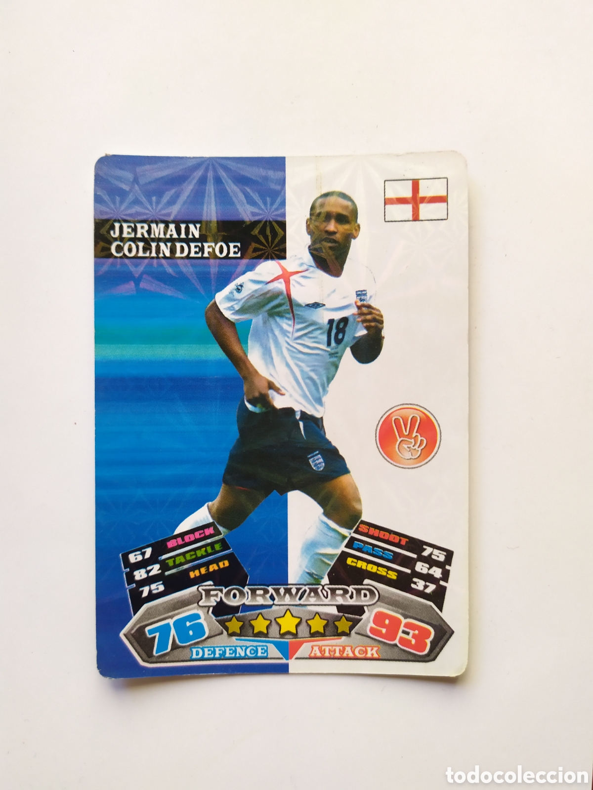 Cromos de f&uacute;tbol: World Cup Brasil 2014 Defoe Inglaterra - Foto 1