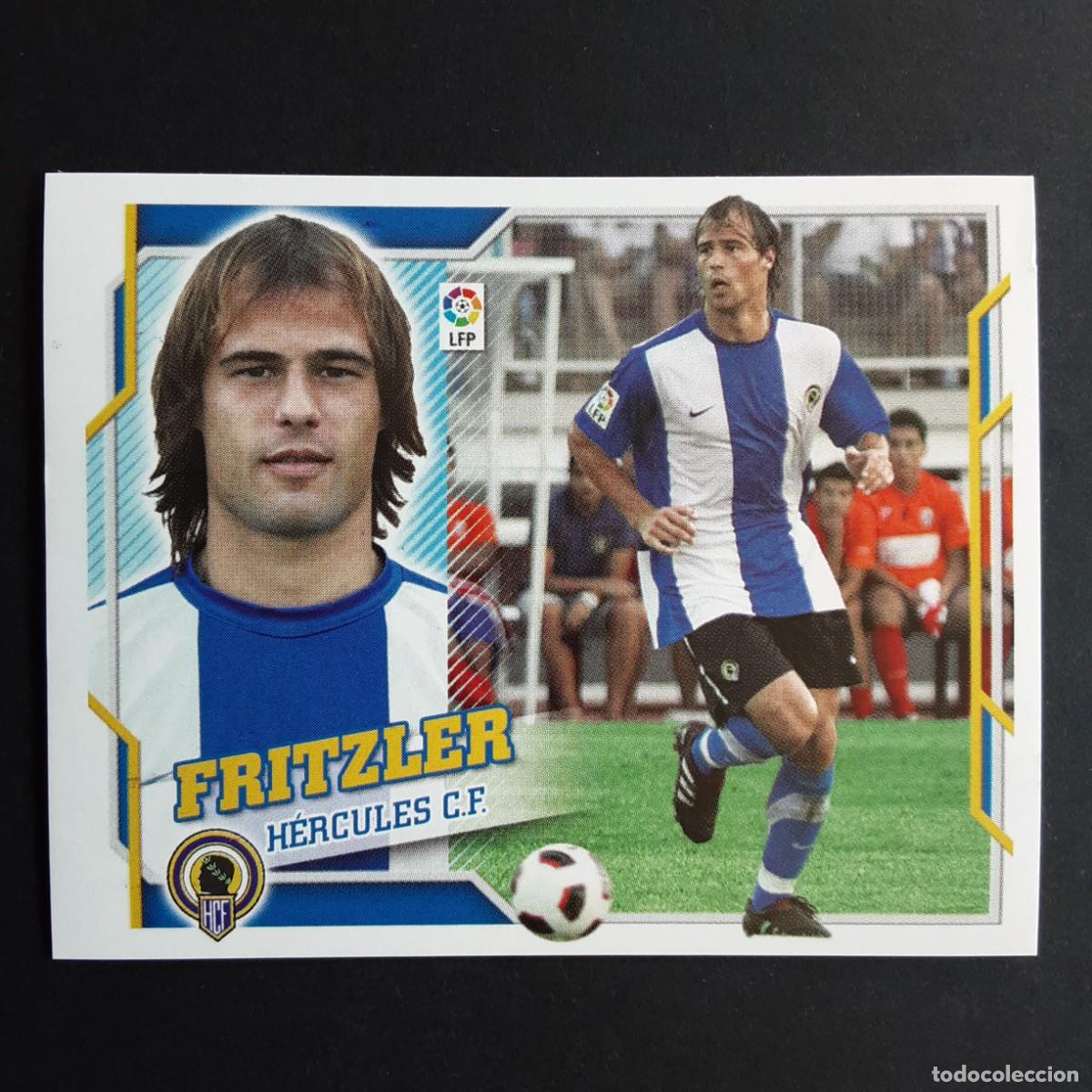 Fu&szlig;ball-Sticker: CROMO LIGA 2010 2011 10 11 COLECCIONES ESTE PANINI FICHAJE N&ordm;21 FRITZLER-HERCULES NUNCA PEGADO