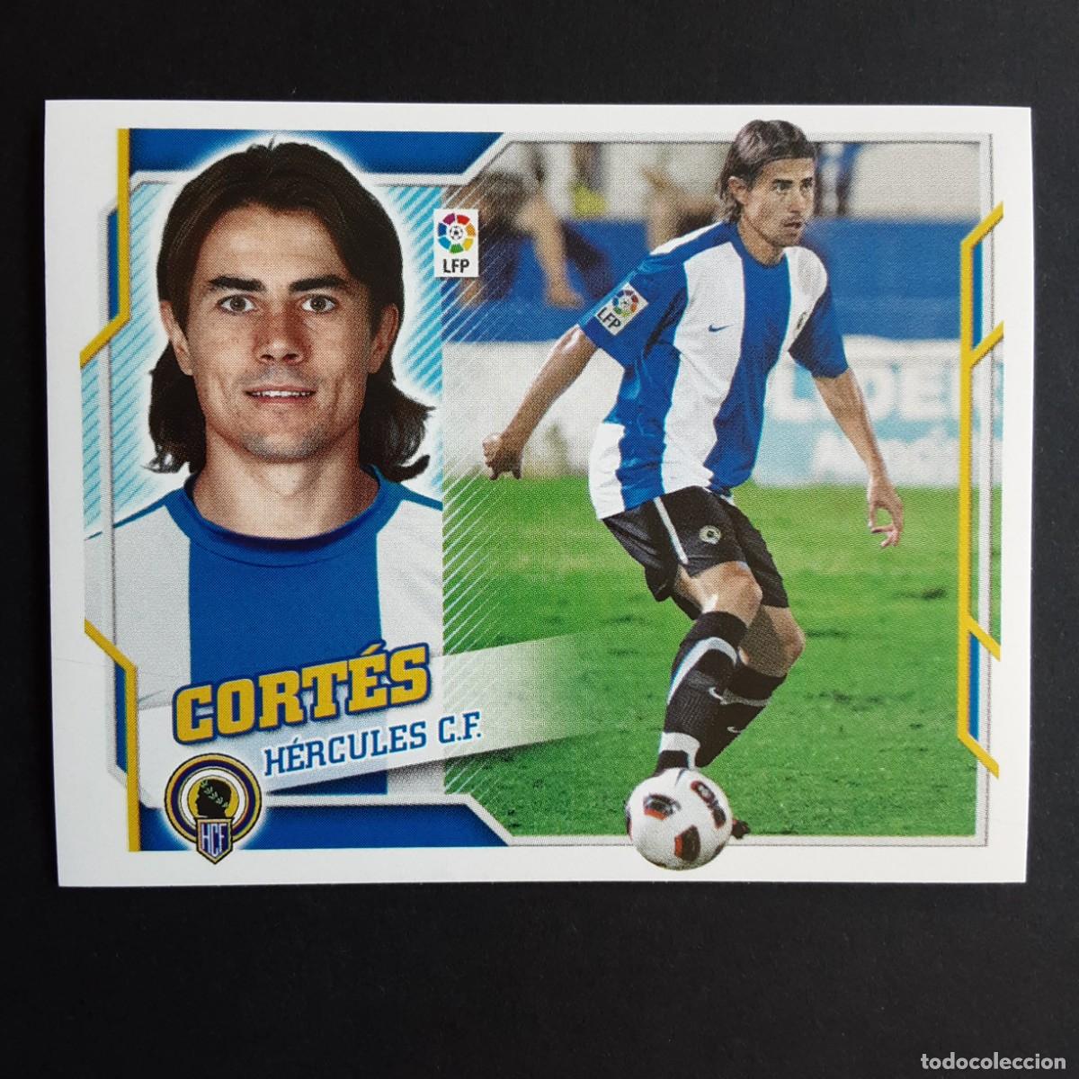 Figurine di Calcio: CROMO LIGA 2010 2011 10 11 COLECCIONES ESTE PANINI FICHAJE N&ordm;28 CORTES-HERCULES NUNCA PEGADO