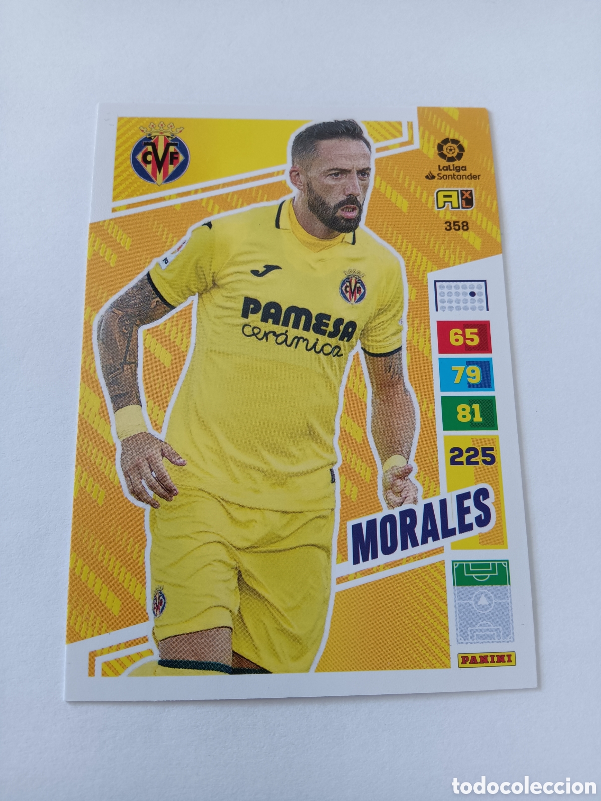Cromos de F&uacute;tbol: 358 Morales Villarreal Adrenalyn XL 2022 2023