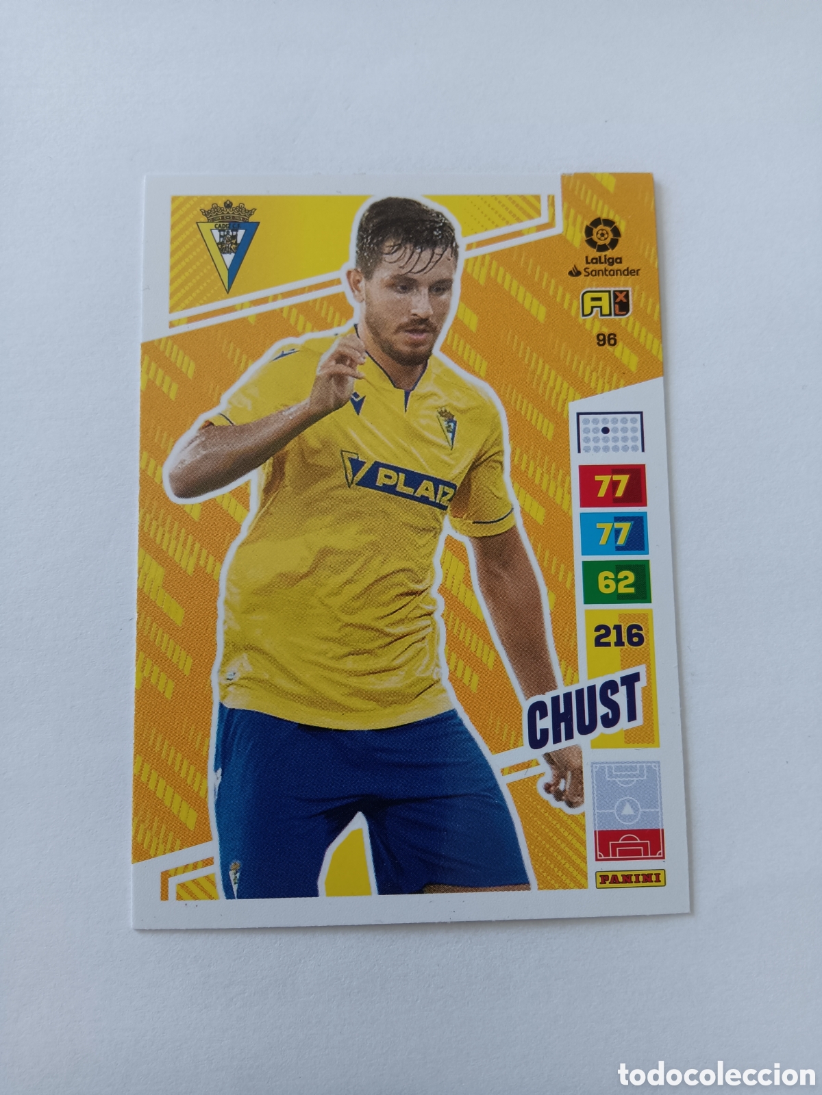 Fu&szlig;ball-Sticker: 96 Chust C&aacute;diz Adrenalyn XL 2022 2023