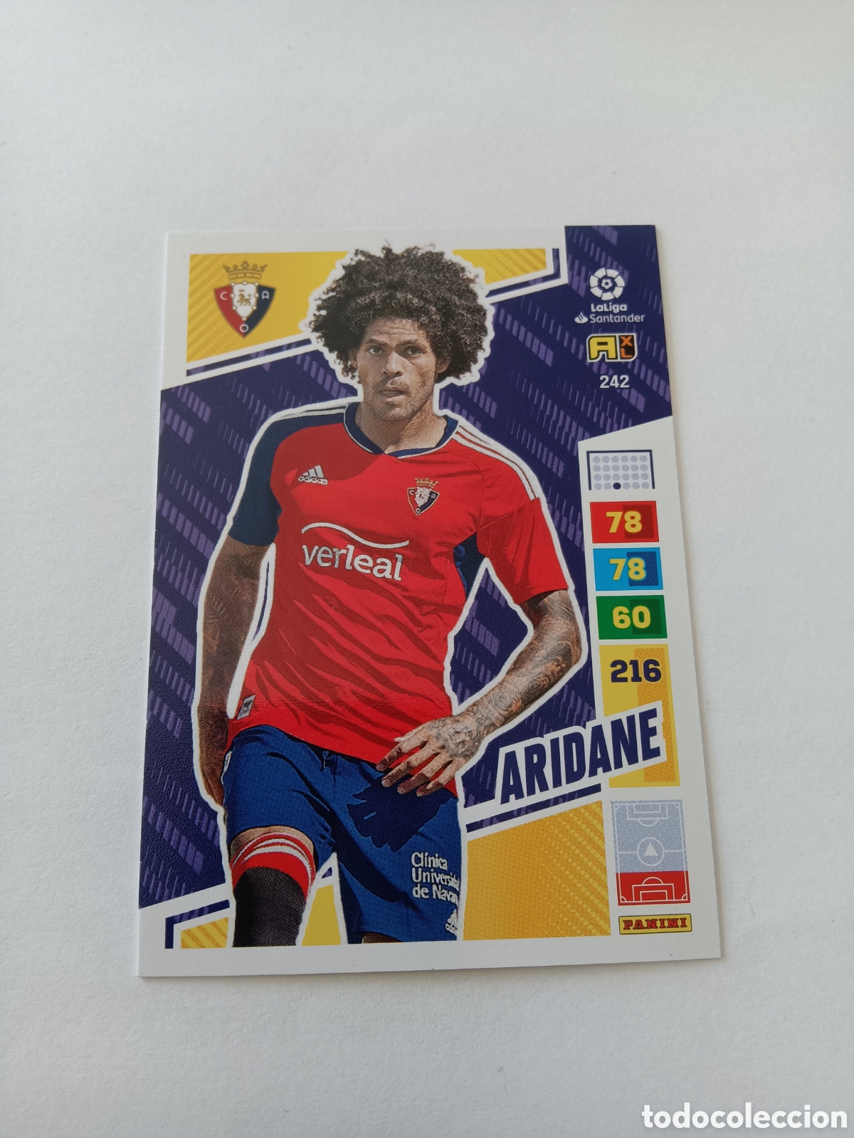 Fu&szlig;ball-Sticker: 242 Aridane Osasuna Adrenalyn XL 2022 2023