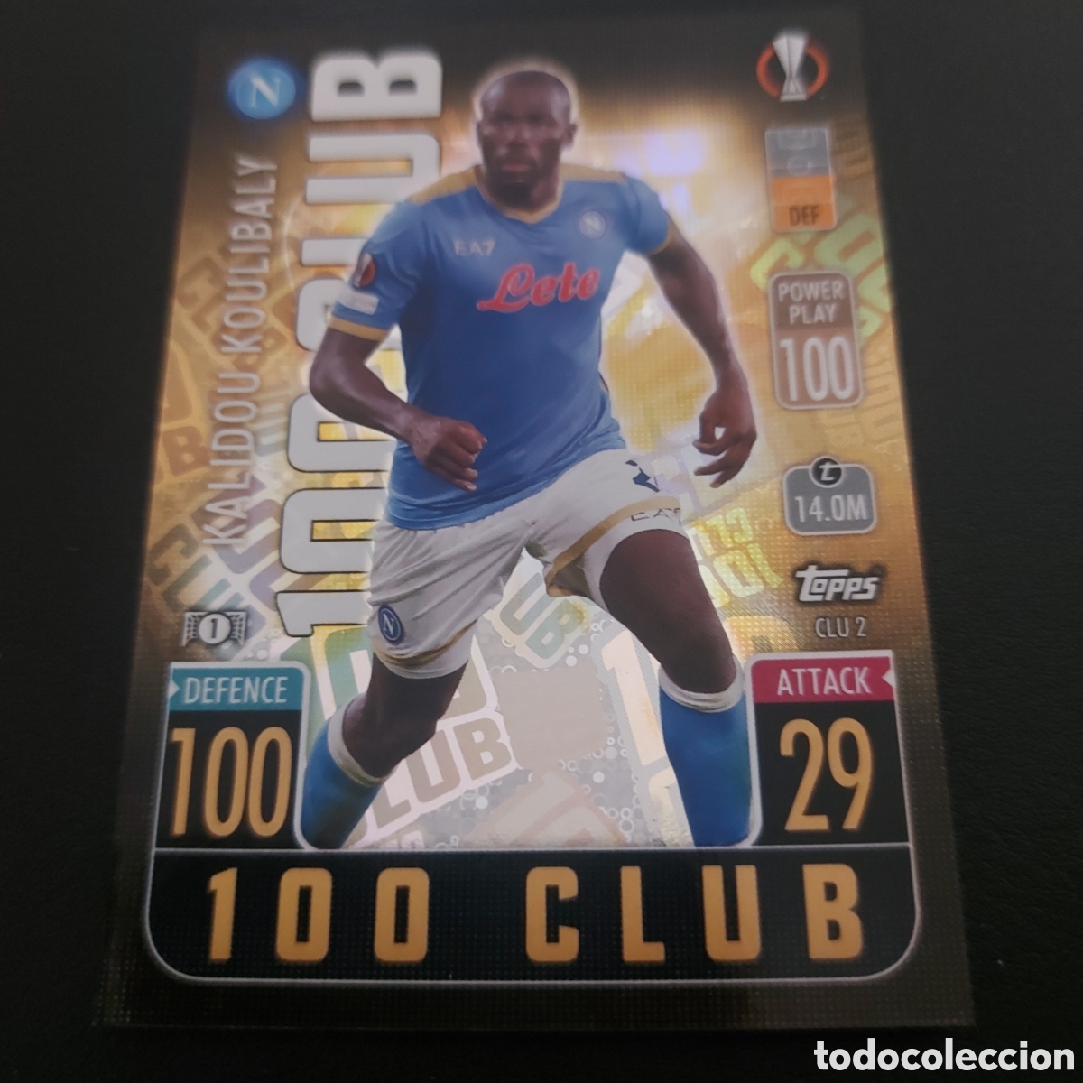 koulibaly - napoles - clu2 - 100 club - topps m - Buy Collectible football  stickers on todocoleccion