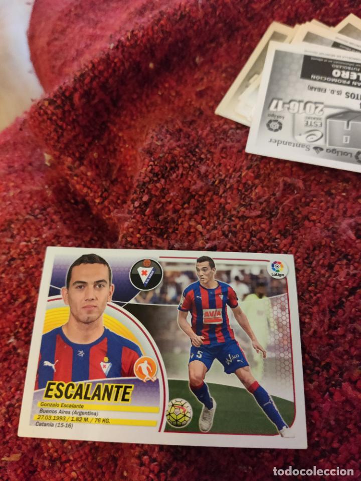 Cromos de f&uacute;tbol: escalante eibar este2016 2016 2017 sin pegar - Foto 1