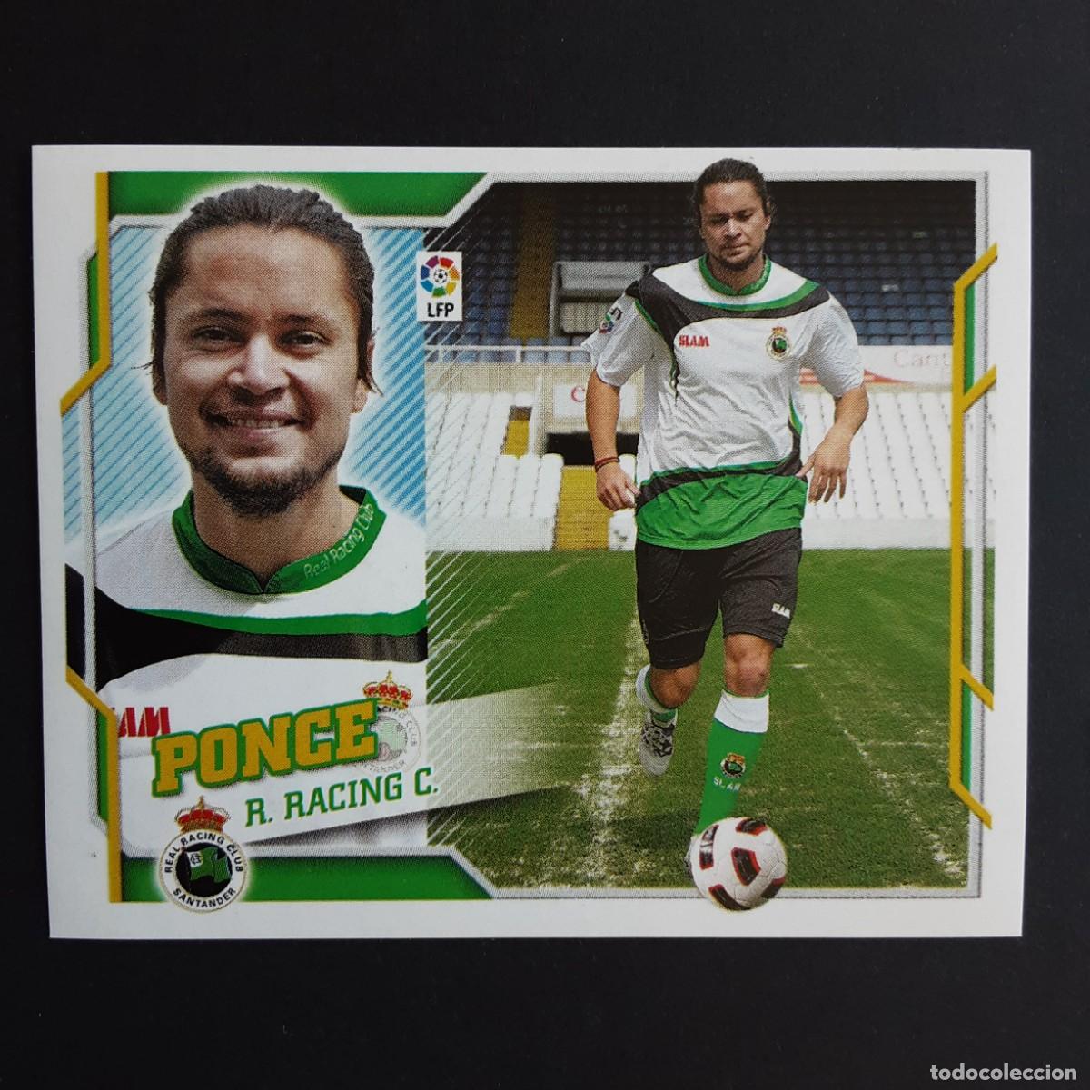Cromos de f&uacute;tbol: CROMO LIGA 2010 2011 10 11 COLECCIONES ESTE PANINI FICHAJE N&ordm;59 PONCE-SANTANDER NUNCA PEGADO