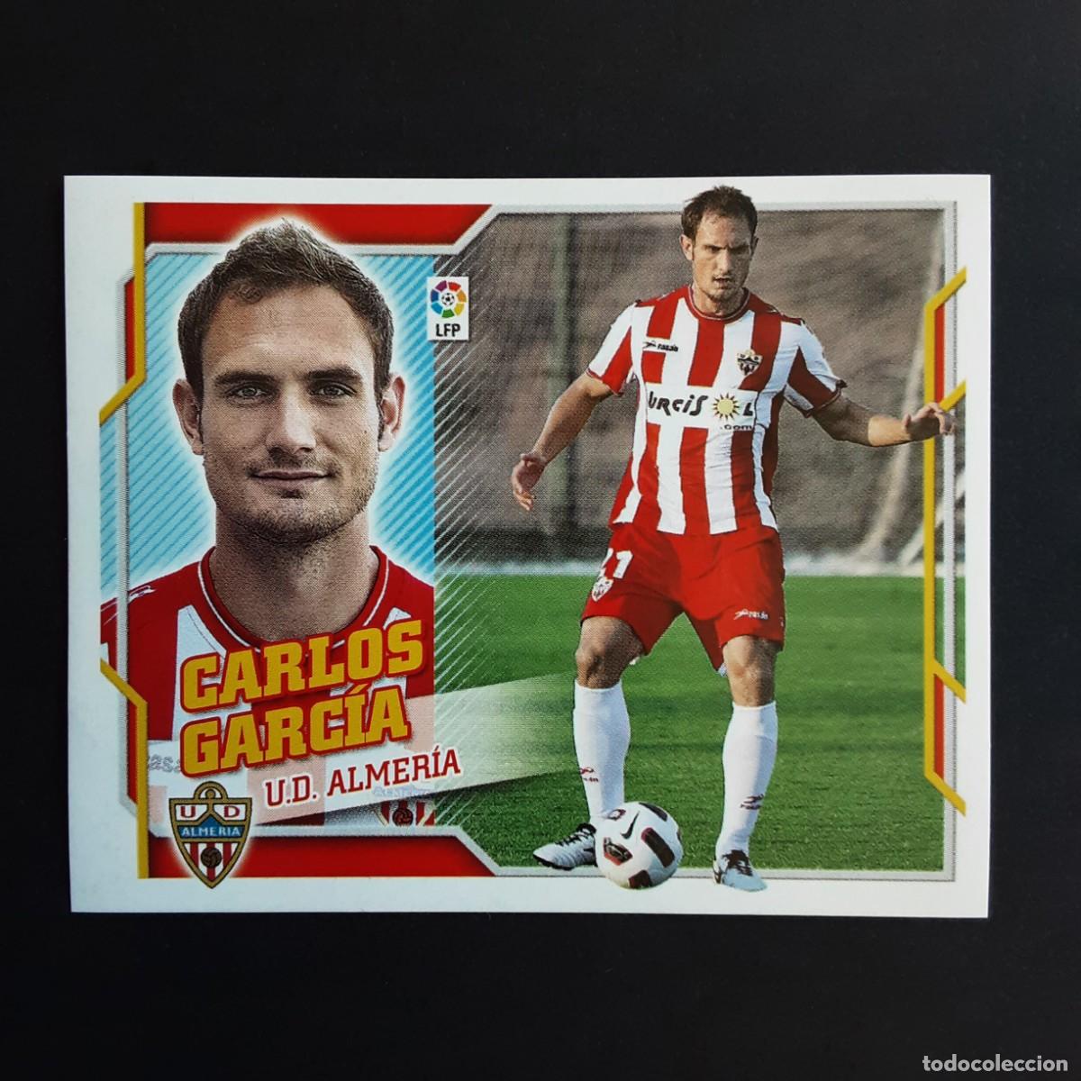 Football Stickers: CROMO LIGA 2010 2011 10 11 COLECCIONES ESTE PANINI COLOCA N&ordm;4B CARLOS GARCIA-ALMERIA NUNCA PEGADO