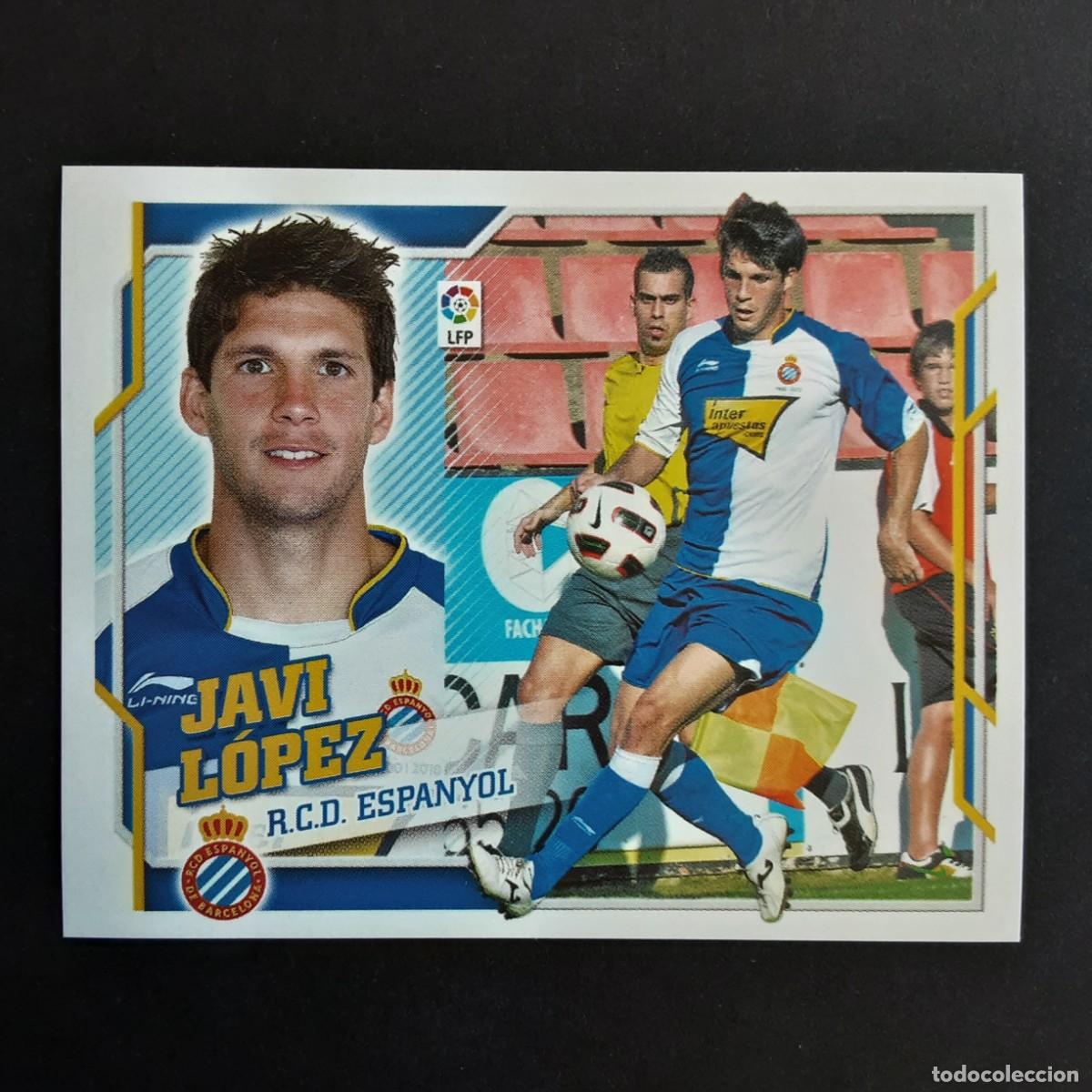 Football Stickers: CROMO LIGA 2010 2011 10 11 COLECCIONES ESTE PANINI COLOCA N&ordm;9B JAVI LOPEZ-ESPANYOL NUNCA PEGADO
