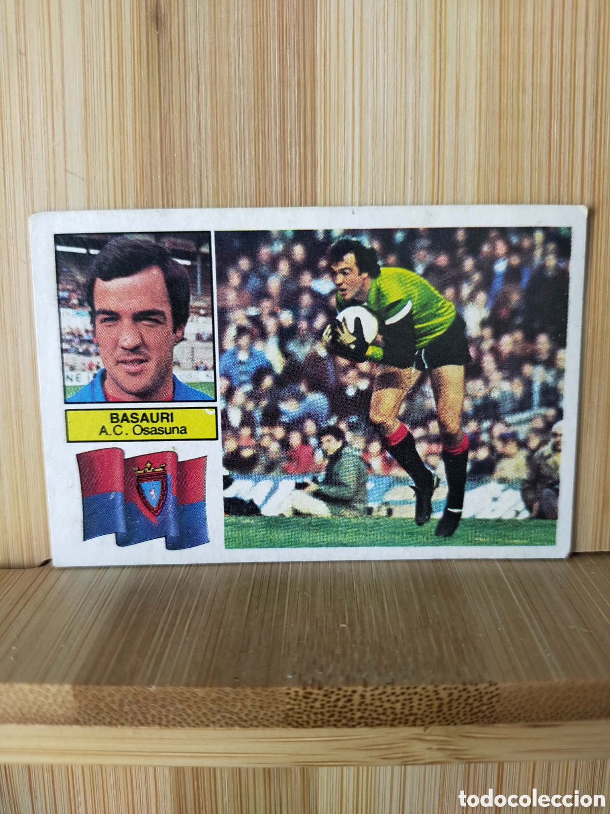 Cromos de f&uacute;tbol: 1982 1983 82 83 ESTE CROMO DESPEGADO OSASUNA BASAURI - Foto 1