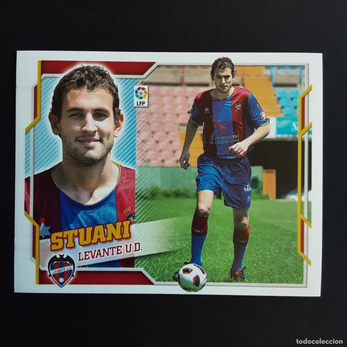 Cromos de f&uacute;tbol: CROMO LIGA 2010 2011 10 11 COLECCIONES ESTE PANINI COLOCA N&ordm;15B STUANI-LEVANTE NUNCA PEGADO
