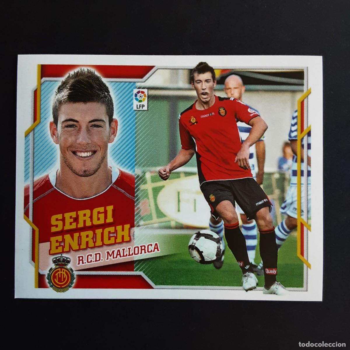 Football Stickers: CROMO LIGA 2010 2011 10 11 COLECCIONES ESTE PANINI COLOCA N&ordm;16B SERGI ENRICH-MALLORCA NUNCA PEGADO