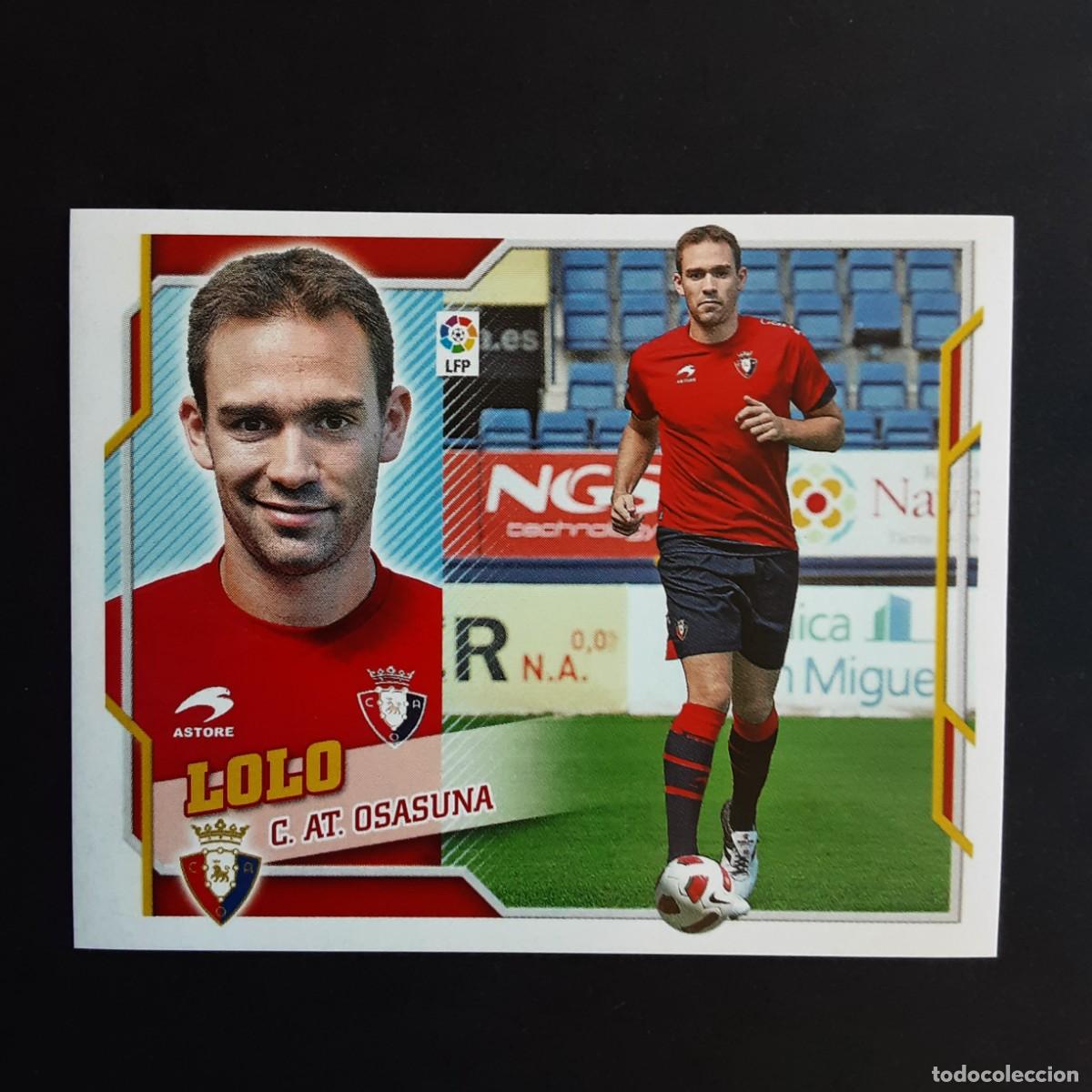 Fu&szlig;ball-Sticker: CROMO LIGA 2010 2011 10 11 COLECCIONES ESTE PANINI COLOCA N&ordm;7B LOLO-OSASUNA NUNCA PEGADO