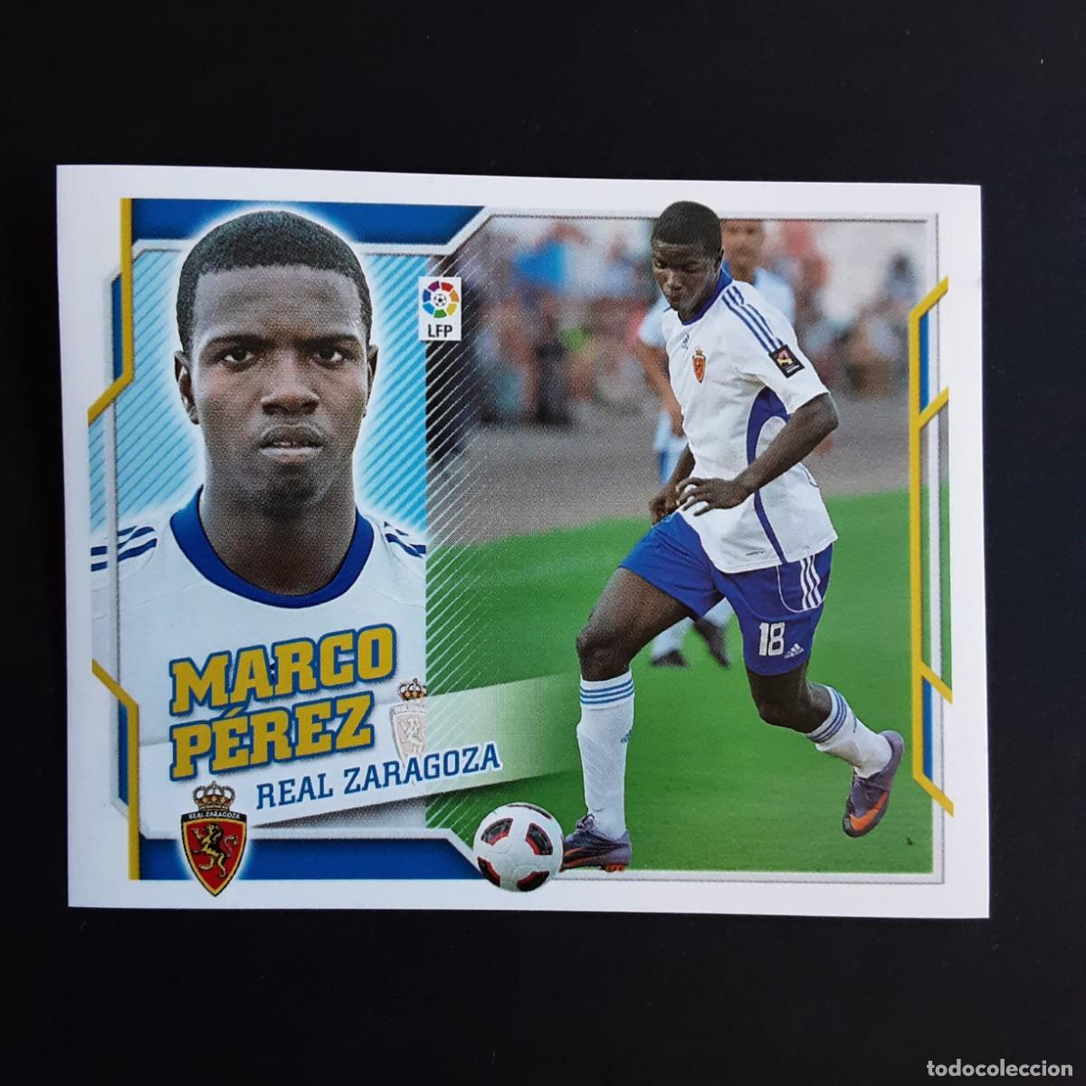 Figurine di Calcio: CROMO LIGA 2010 2011 10 11 COLECCIONES ESTE PANINI COLOCA N&ordm;16B MARCO PEREZ-ZARAGOZA NUNCA PEGADO