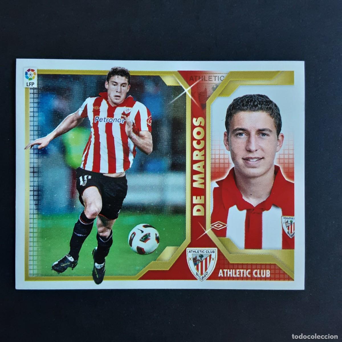 Football Stickers: CROMO LIGA 2011 2012 11 12 COLECCIONES ESTE PANINI N&ordm;13B DE MARCOS-ATH.BILBAO NUNCA PEGADO