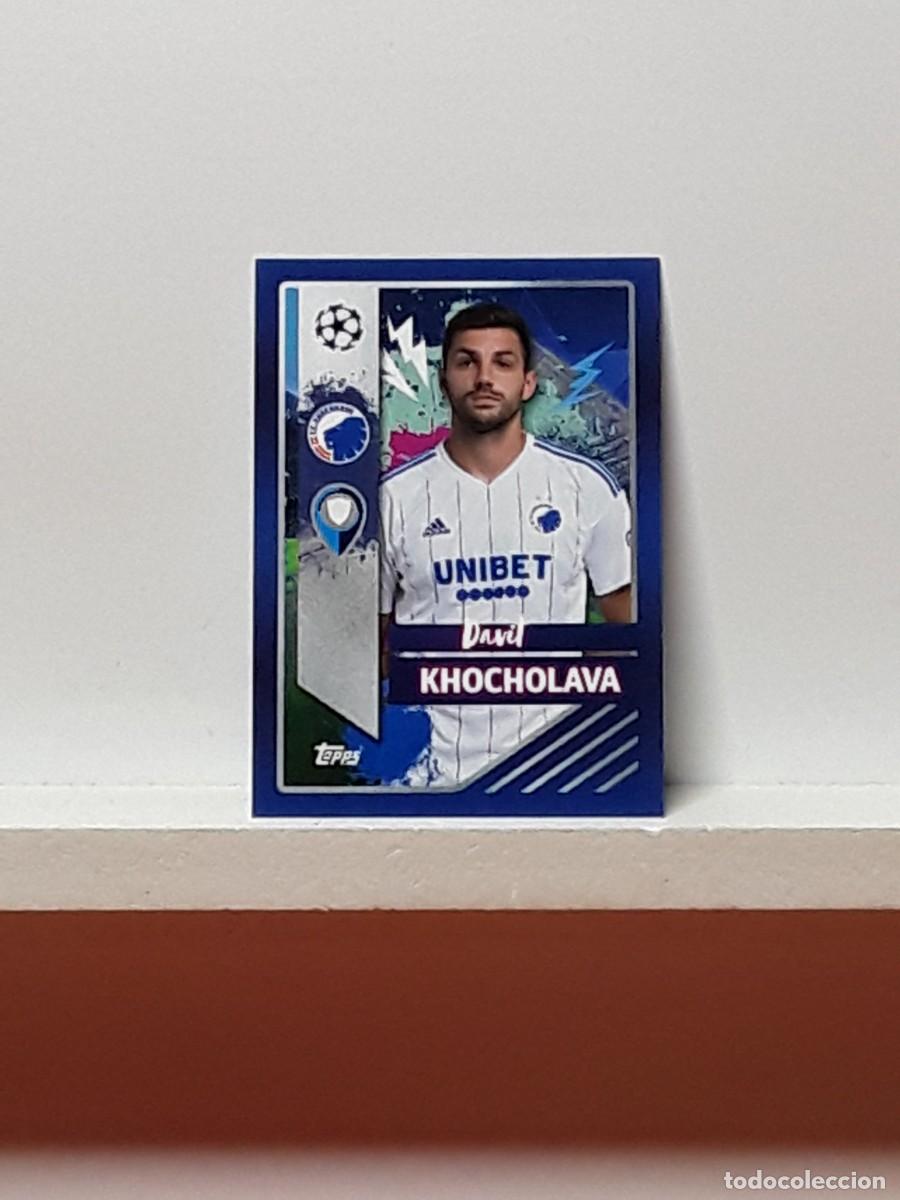 Cromos de F&uacute;tbol: CHAMPIONS LEAGUE STICKER 2022 2023 22 23 ALBUM TOPPS FUTBOL N 567 COPENHAGUEN DAVID KHOCHOLAVA
