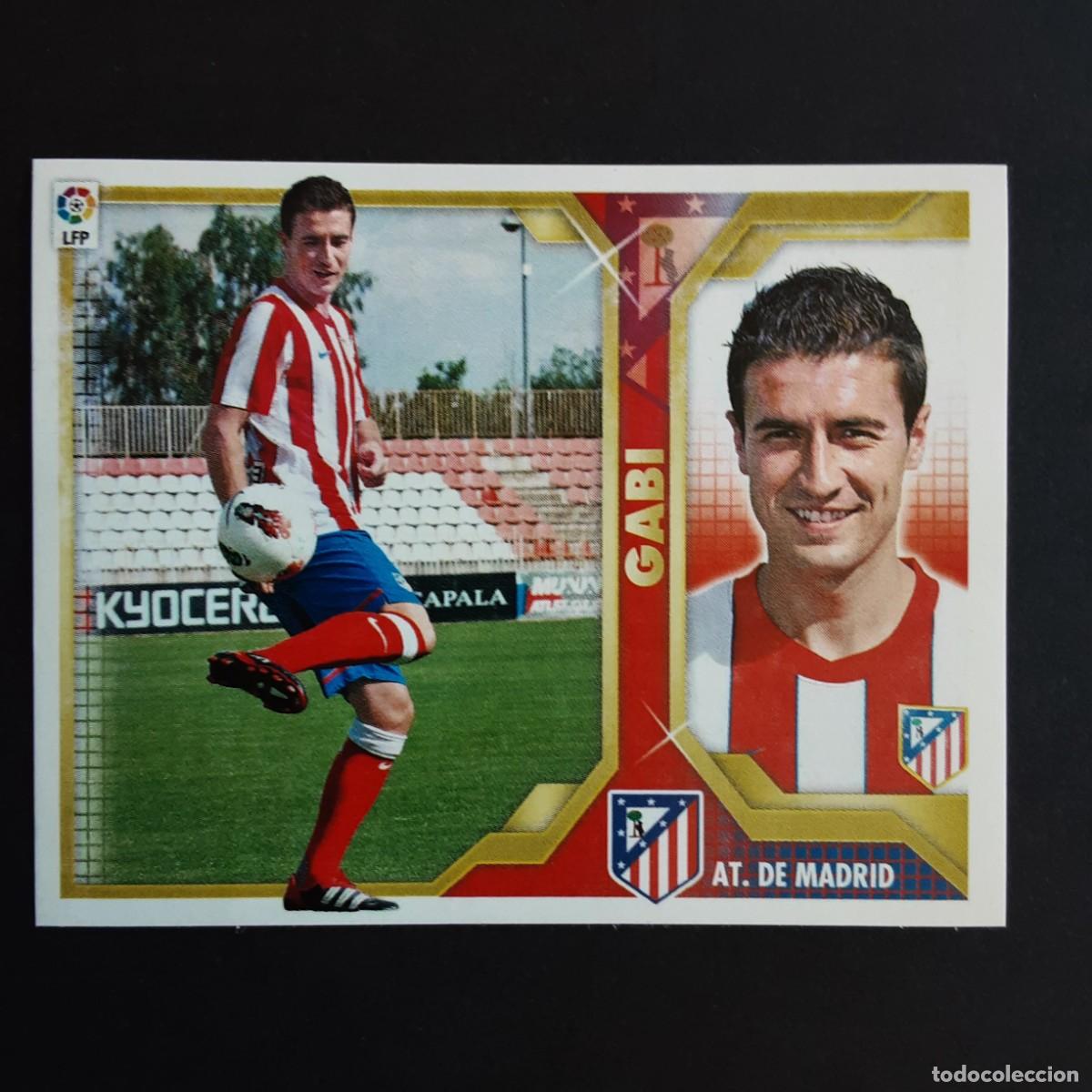 Cromos de f&uacute;tbol: CROMO LIGA 2011 2012 11 12 COLECCIONES ESTE PANINI N&ordm;9 GABI-AT.MADRID NUNCA PEGADO