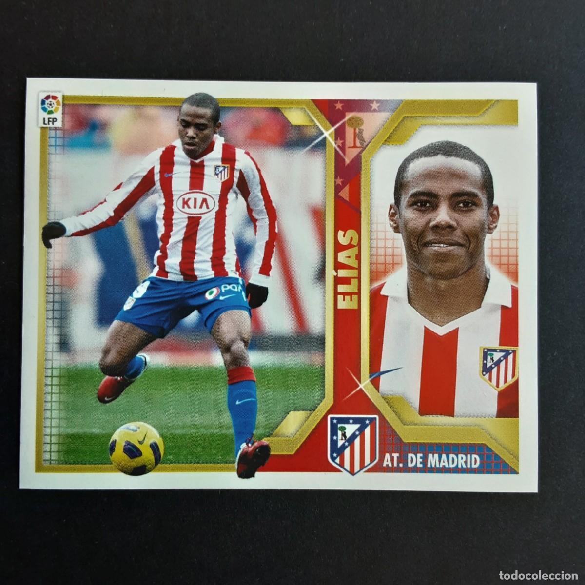 Cromos de f&uacute;tbol: CROMO LIGA 2011 2012 11 12 COLECCIONES ESTE PANINI N&ordm;12A ELIAS-AT.MADRID NUNCA PEGADO