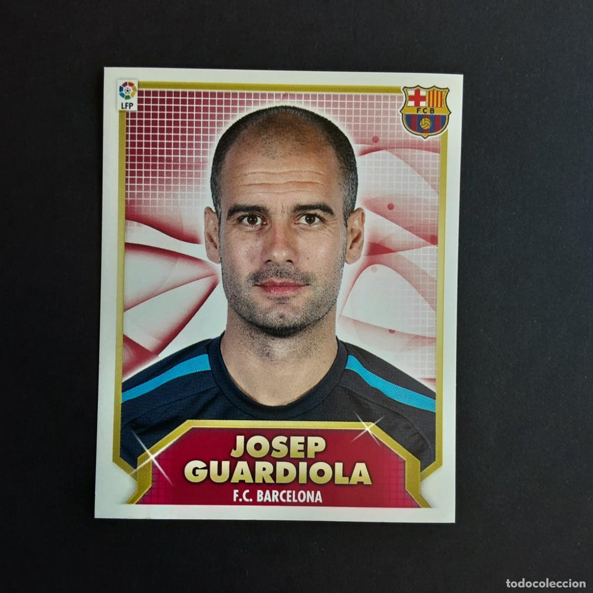 Cromos de F&uacute;tbol: CROMO LIGA 2011 2012 11 12 COLECCIONES ESTE PANINI ENTRENADOR GUARDIOLA-BARCELONA NUNCA PEGADO