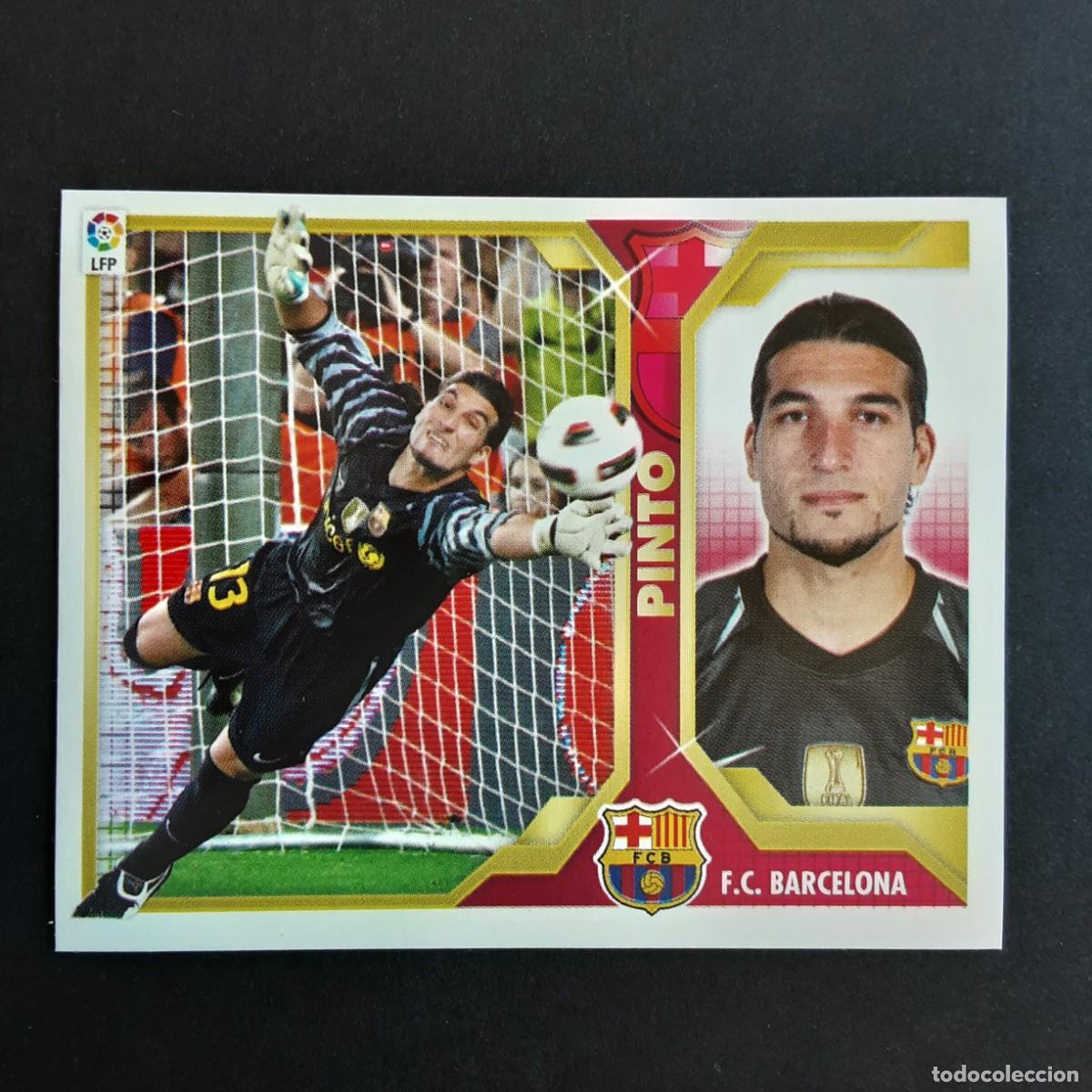 Cartes &agrave; collectionner de Football: CROMO LIGA 2011 2012 11 12 COLECCIONES ESTE PANINI N&ordm;2 PINTO-BARCELONA NUNCA PEGADO