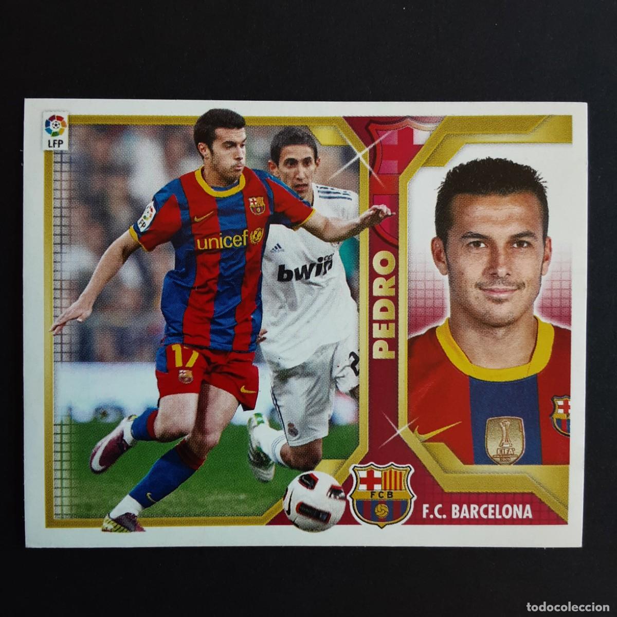 Figurine di Calcio: CROMO LIGA 2011 2012 11 12 COLECCIONES ESTE PANINI N&ordm;14 PEDRO-BARCELONA NUNCA PEGADO