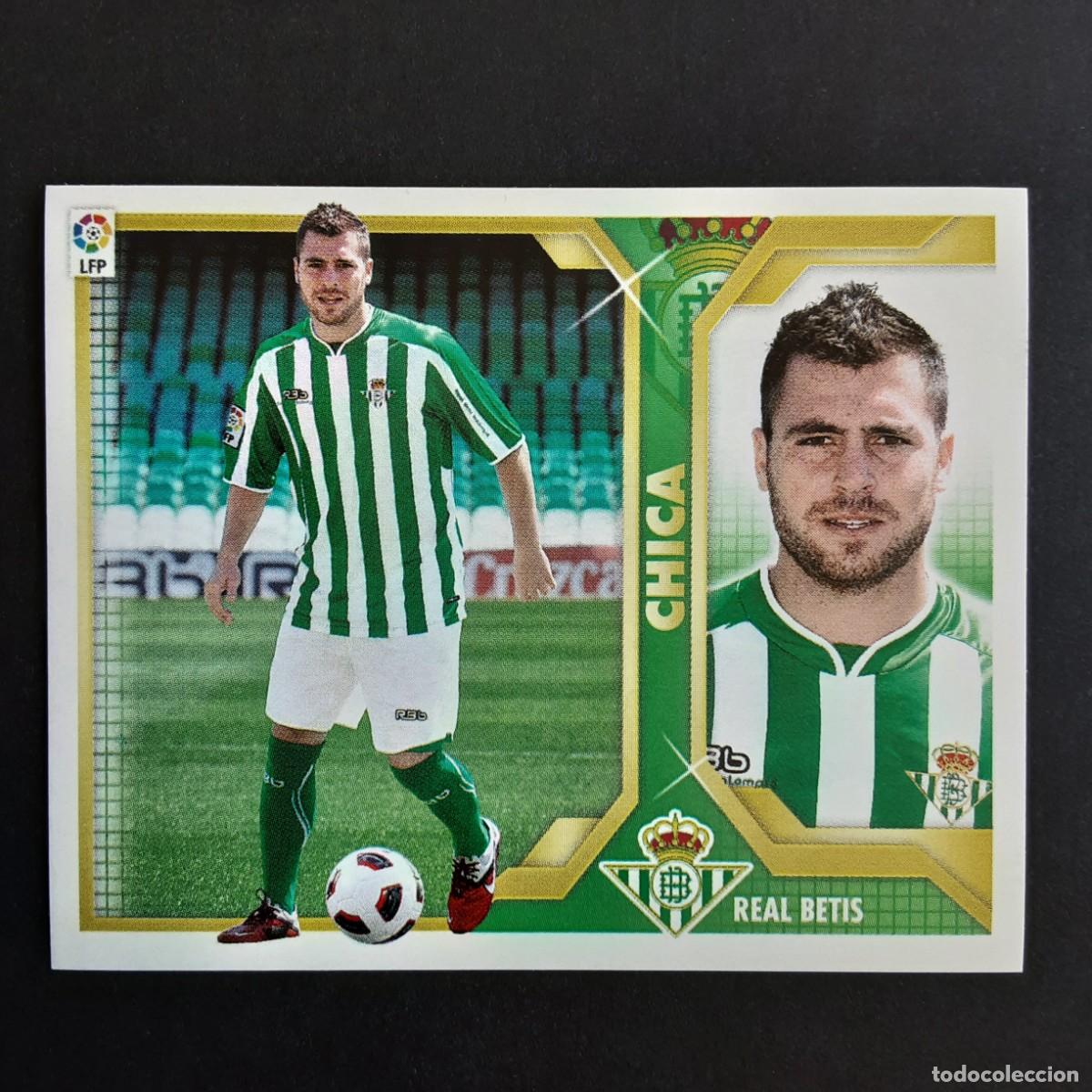 Cromos de f&uacute;tbol: CROMO LIGA 2011 2012 11 12 COLECCIONES ESTE PANINI N&ordm;6A CHICA-BETIS NUNCA PEGADO