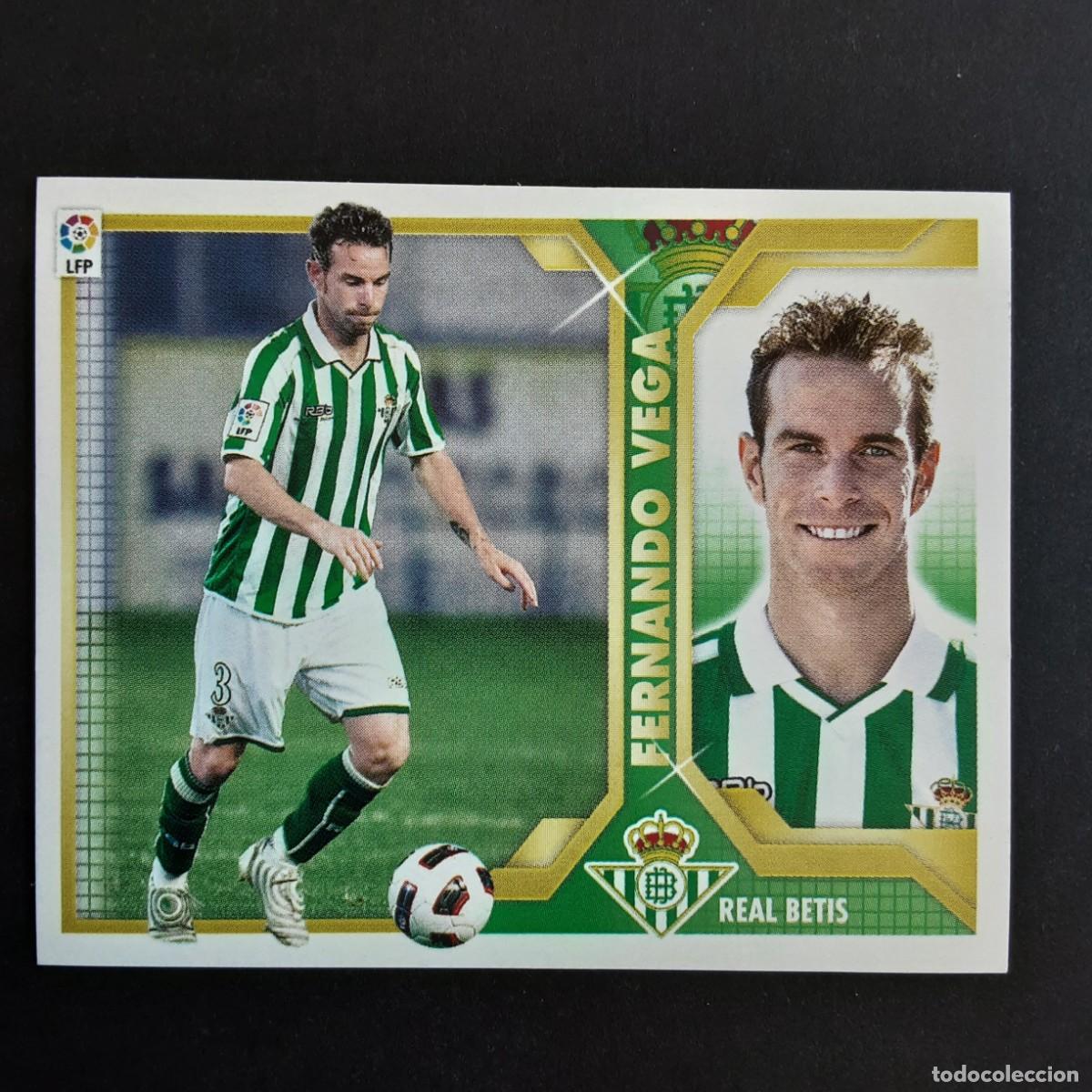 Cromos de F&uacute;tbol: CROMO LIGA 2011 2012 11 12 COLECCIONES ESTE PANINI N&ordm;6B FERNANDO VEGA-BETIS NUNCA PEGADO