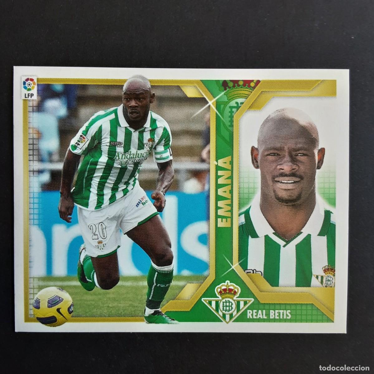 Cromos de F&uacute;tbol: CROMO LIGA 2011 2012 11 12 COLECCIONES ESTE PANINI N&ordm;9 EMANA-BETIS NUNCA PEGADO