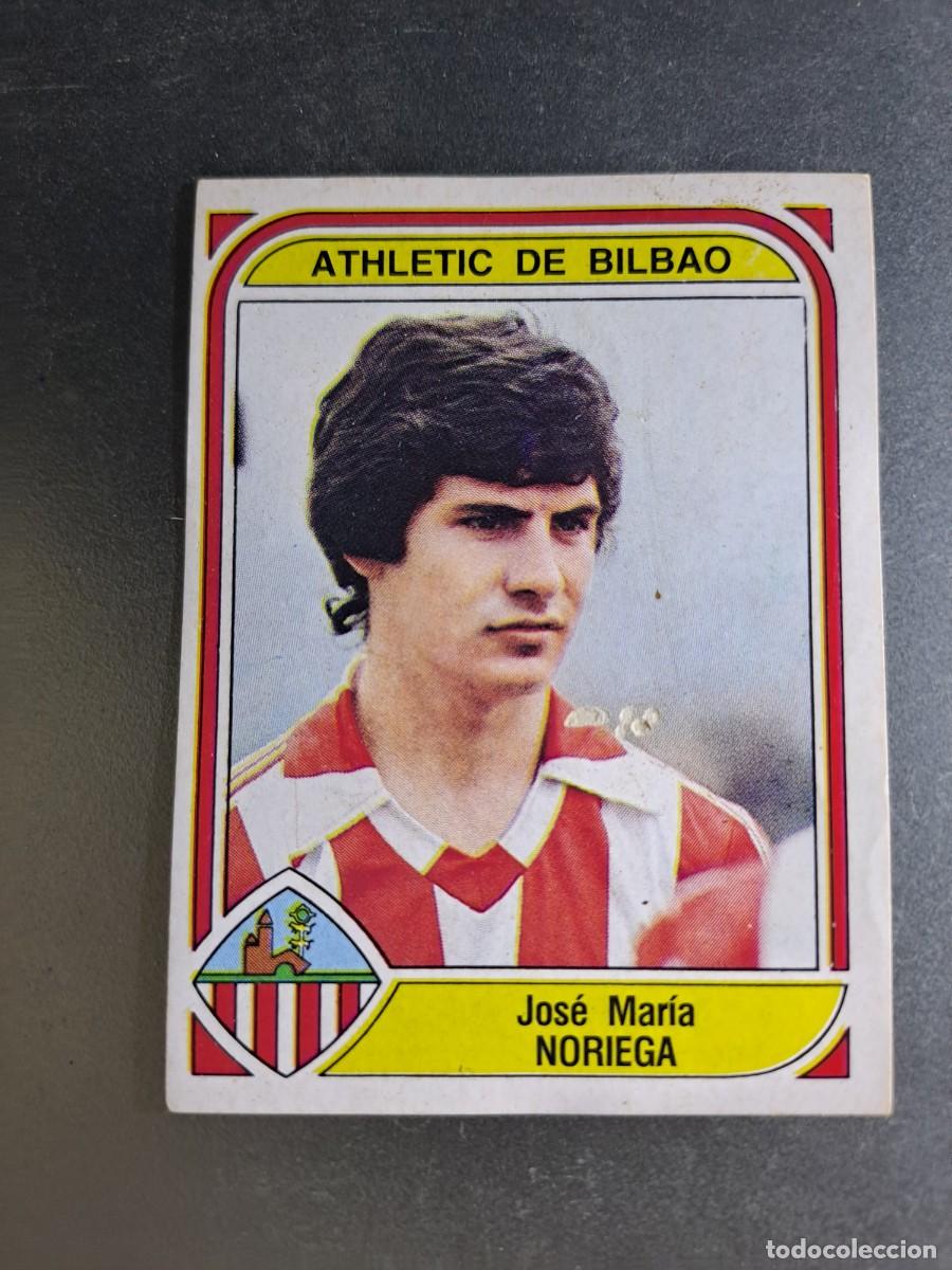 Fu&szlig;ball-Sticker: CROMO NORIEGA 17 ATHLETIC CLUB BILBAO F&Uacute;TBOL 84 LIGA 83 84 1983 1984 PANINI CROMO CROM NUNCA PEGADO