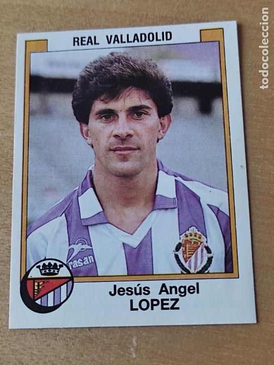 Figurine di Calcio: LOPEZ VALLADOLID PANINI CROMO CON TRASERA VER FOTOS N&ordm; 383 FUTBOL 88