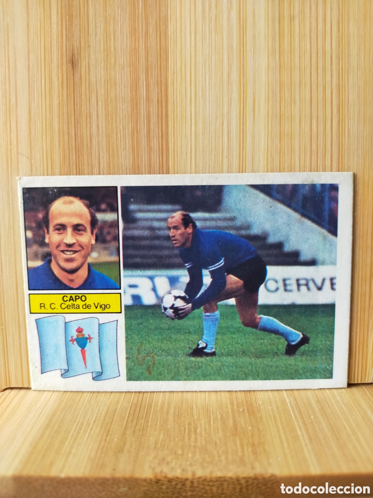 Cromos de f&uacute;tbol: 1982 1983 82 83 ESTE CROMO DESPEGADO CELTA CAPO - Foto 1