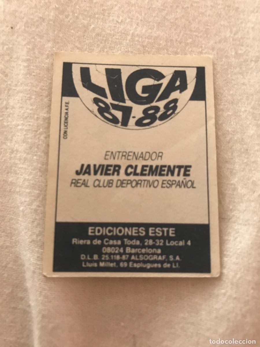 Cromos de f&uacute;tbol: Clemente - Foto 2