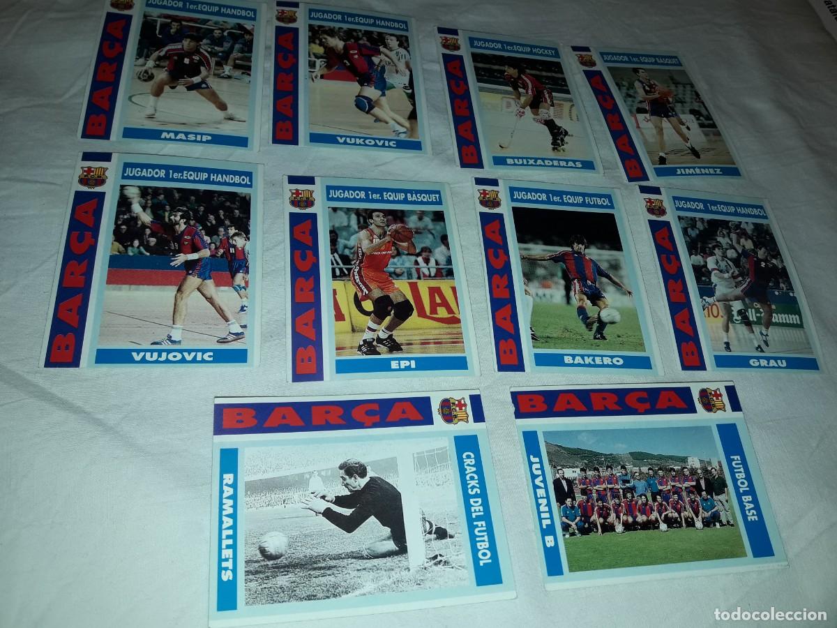 Cromos de f&uacute;tbol: Lote 10 cromo Futbol Club Barcelona Bar&ccedil;a EPI entre otros 92 93