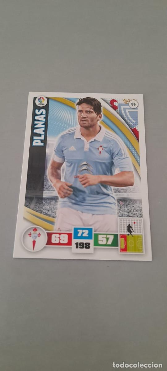 Cromos de f&uacute;tbol: Adrenalyn 15/16. 86- Planas. Celta. - Foto 1