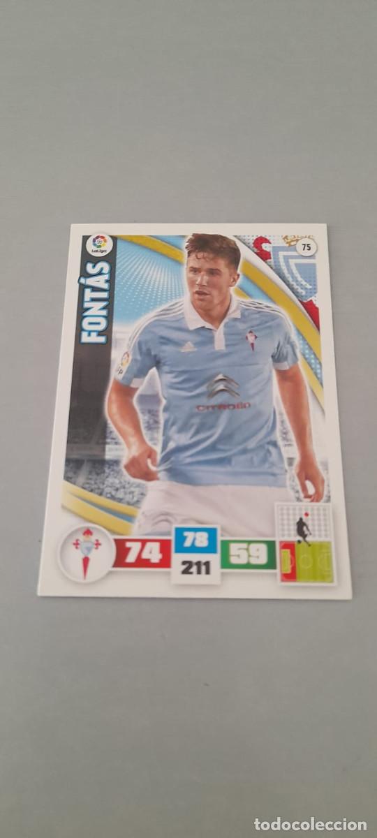 Cromos de f&uacute;tbol: Adrenalyn 15/16. 75- Font&aacute;s. Celta. - Foto 1