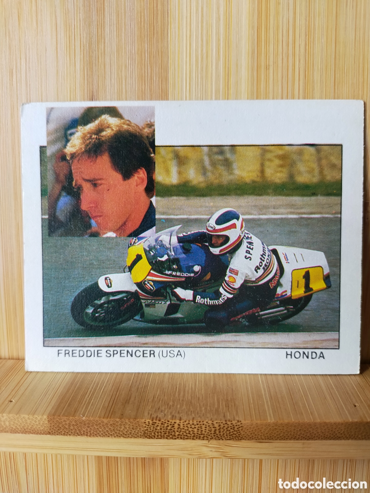 Cromos de F&uacute;tbol: 1987 87 CROMO MOTOS NUNCA PEGADO EN BUEN ESTADO EDICIONES UNIDAS HONDA FREDDIE SPENCER N 175