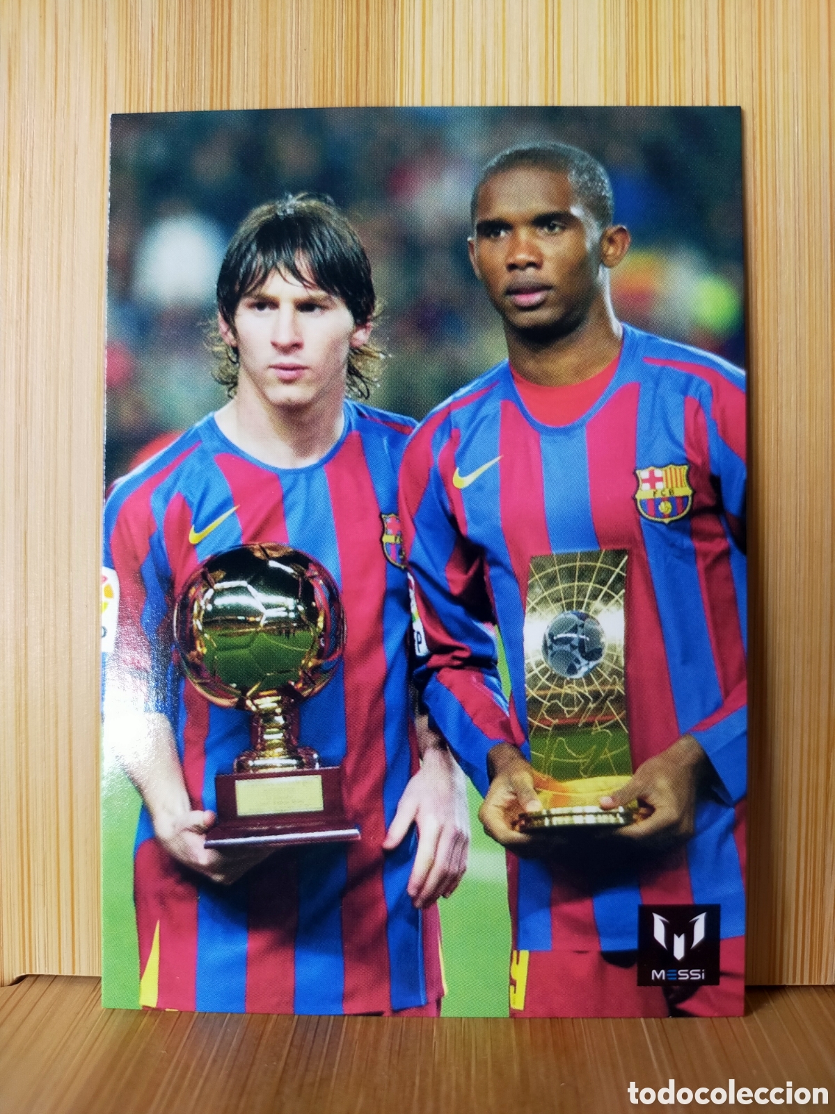 Cromos de f&uacute;tbol: 2013 OFFICIAL MESSI CARD COLLECTION EDITORIAL ICONS ETO'O N 4